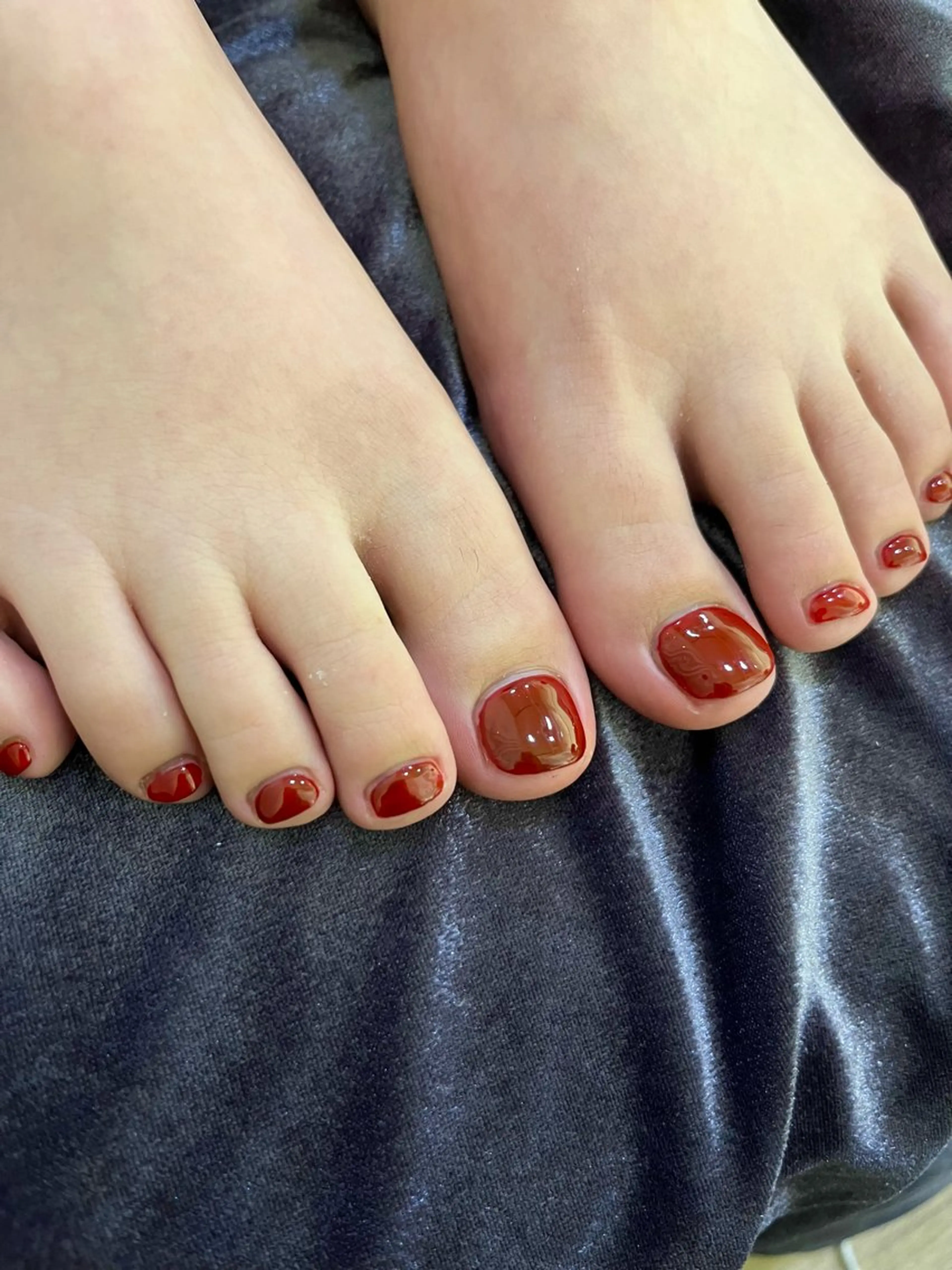 ネイル フットネイル ヘアセット/透明感 カラー/あんりんのヘアスタイル