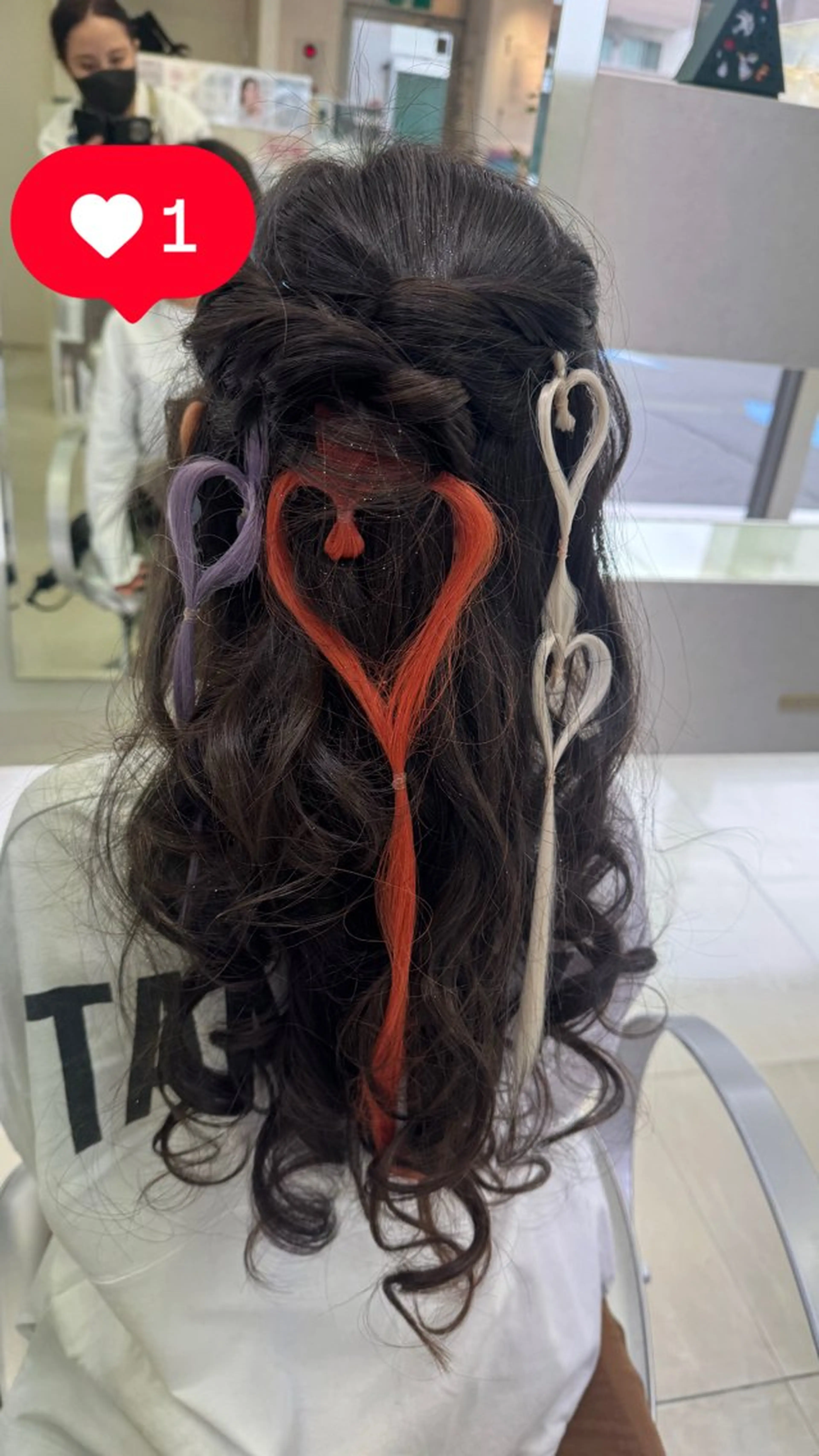 キッズ タカハシ リナのヘアスタイル