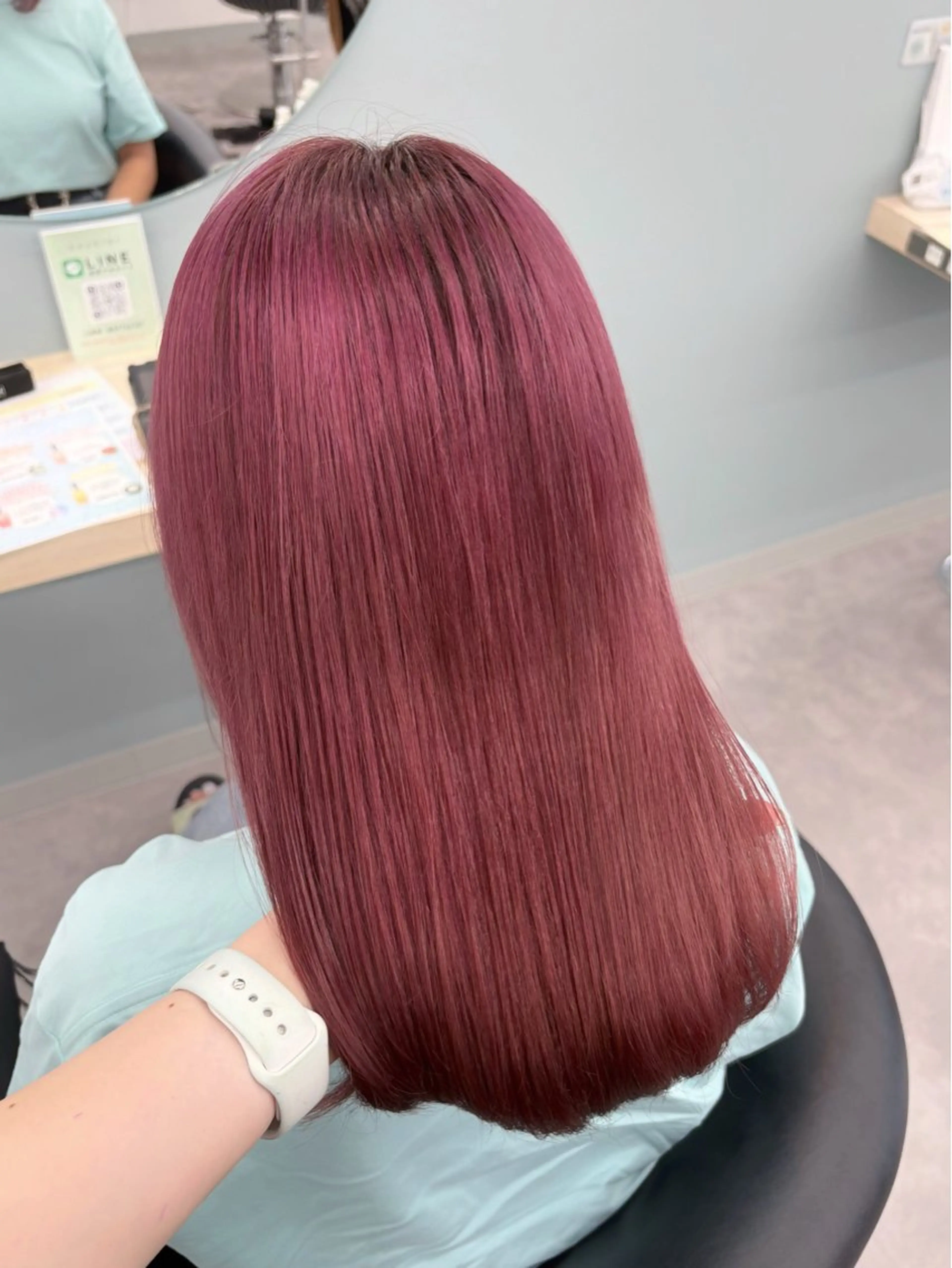 ミディアム ヘアカラー トリートメント レイヤー/髪質改善 🫧小町 紗耶華のヘアスタイル