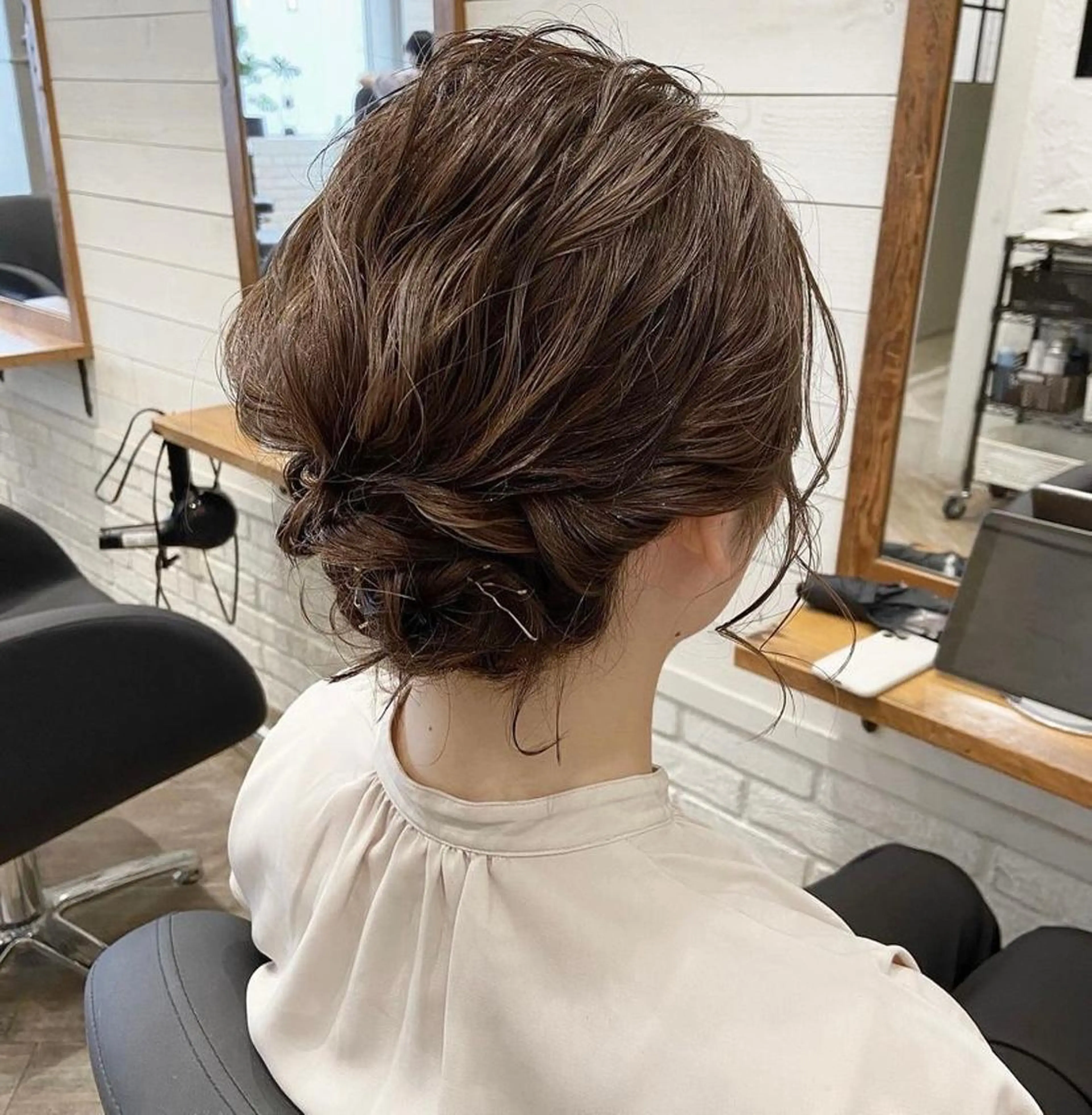 ショート ヘアアレンジ ボブ 🌟アレンジが似合う カラー🌟Rumiのヘアスタイル