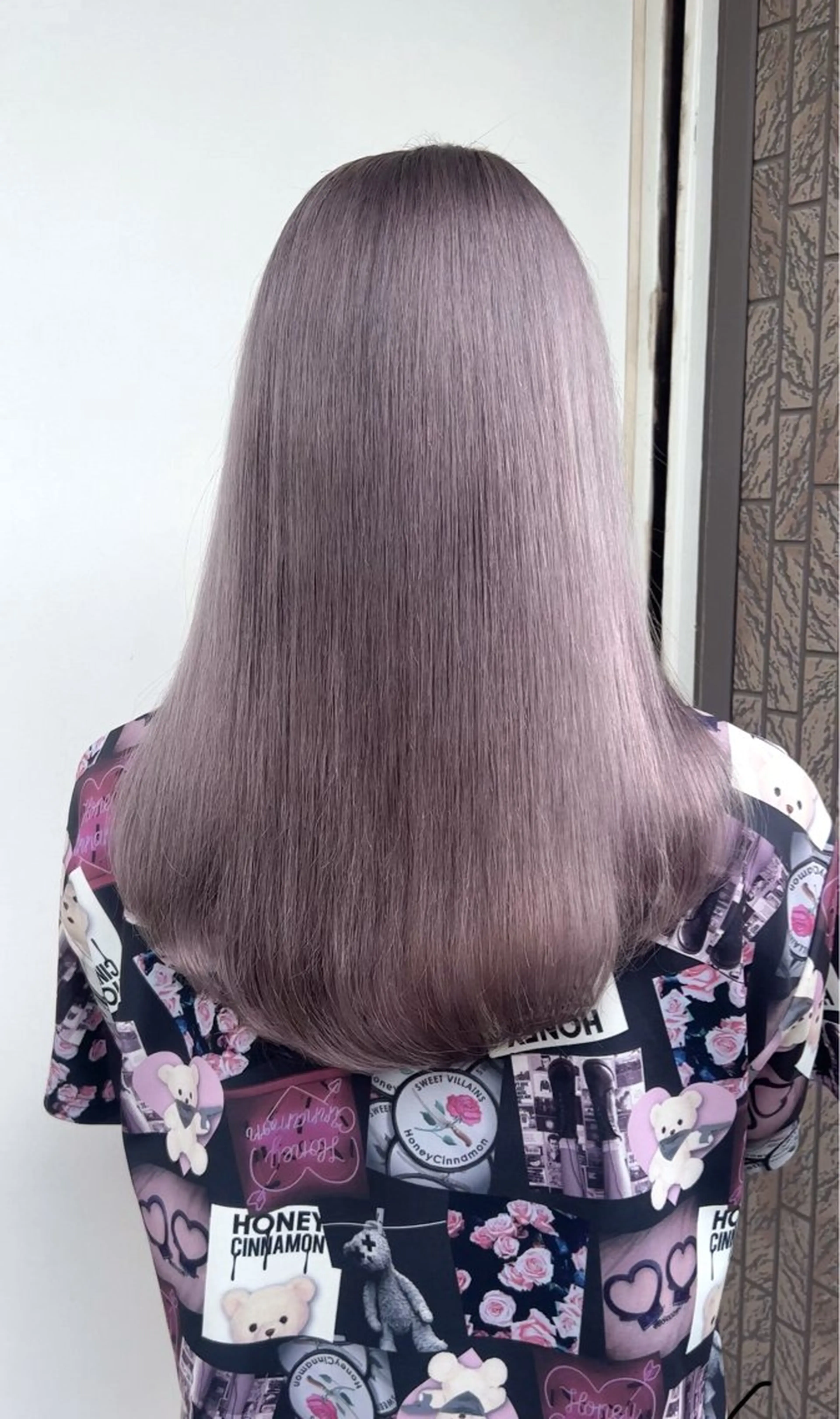 セミロング たかはし るなのヘアスタイル