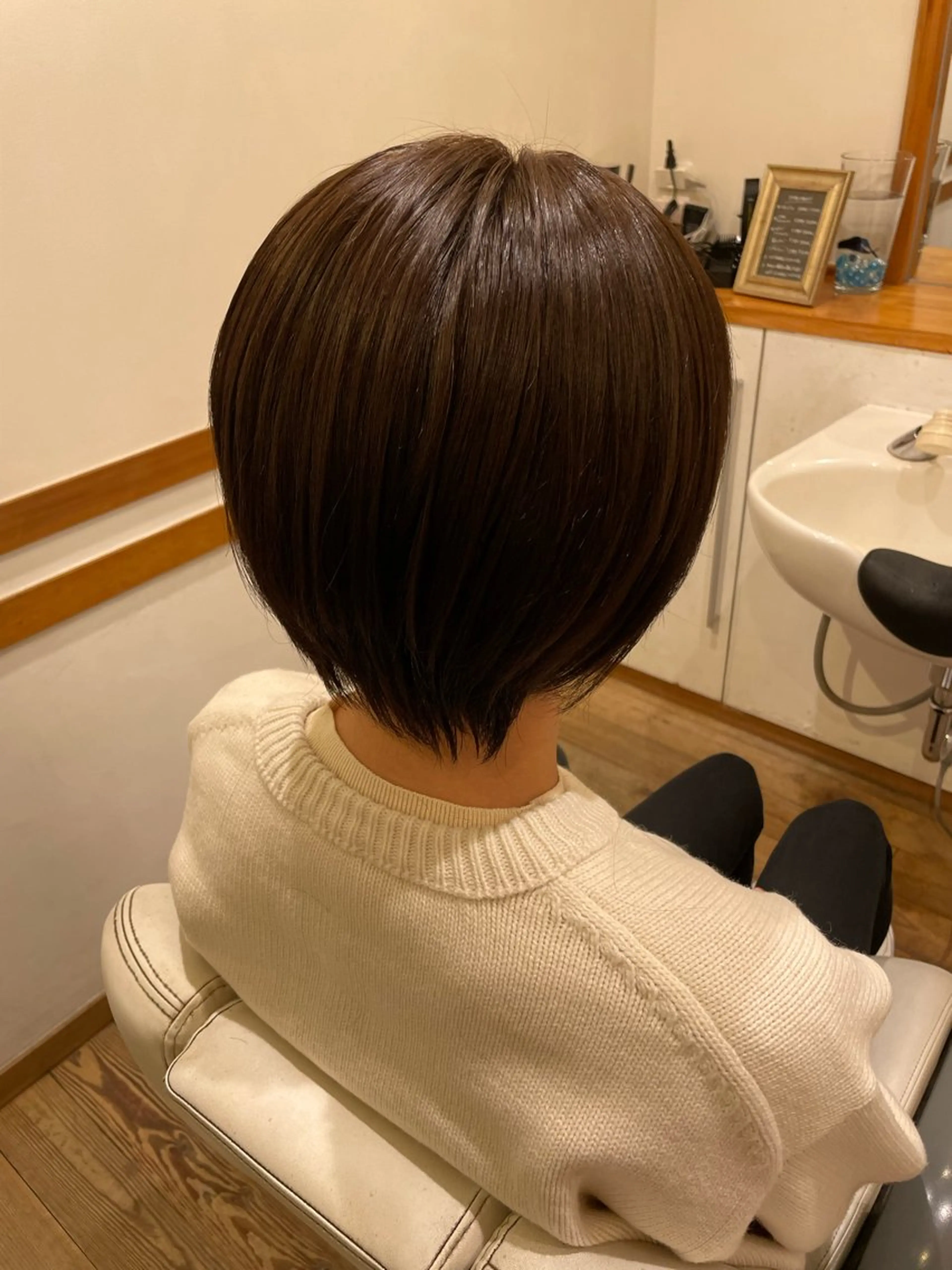 ショート カラー アッシュ ROSSO川口店 キクチのヘアスタイル
