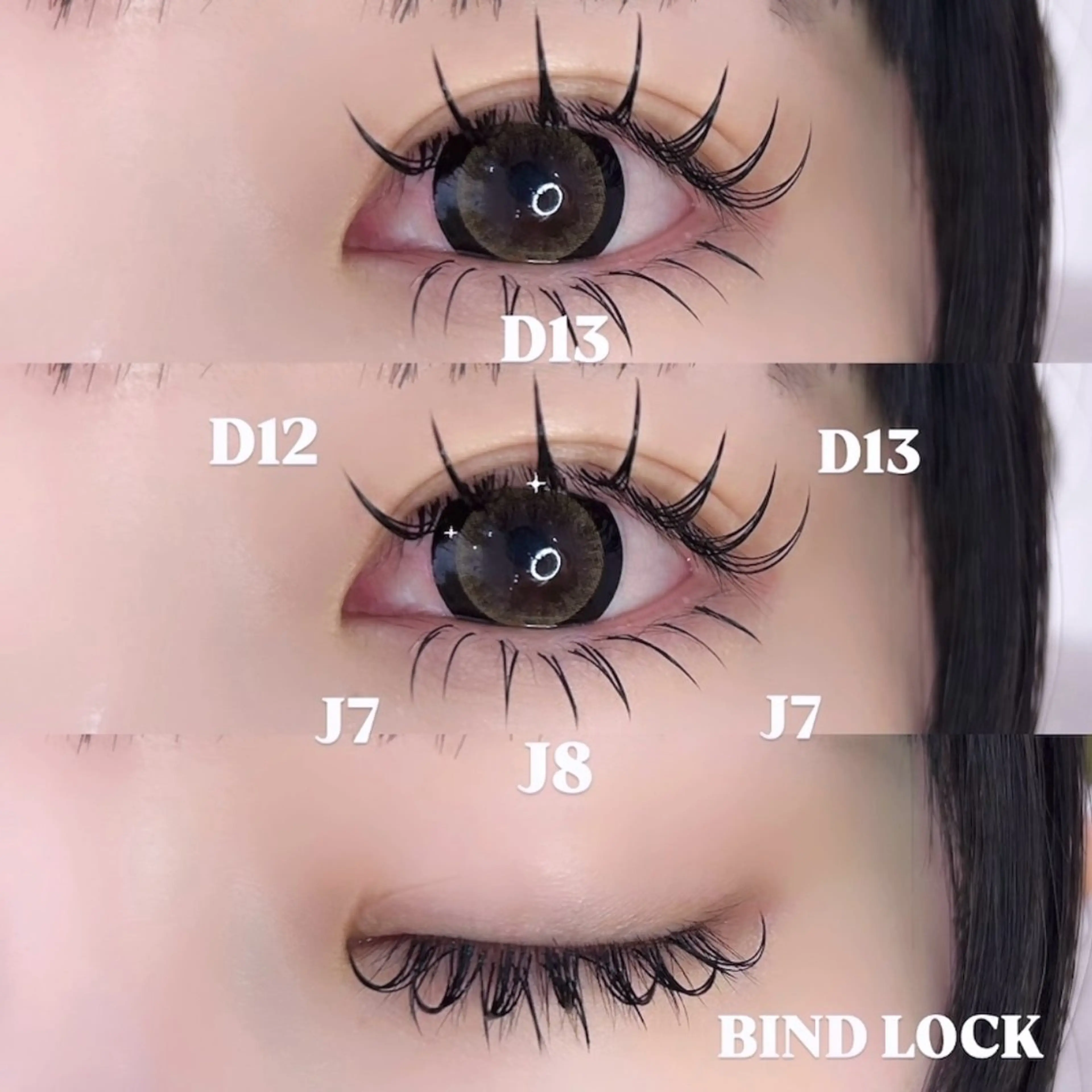 4.5月限定💖【上下セット】バインドロック60束 & 下まつげエクステ30本(再来¥11000)の写真