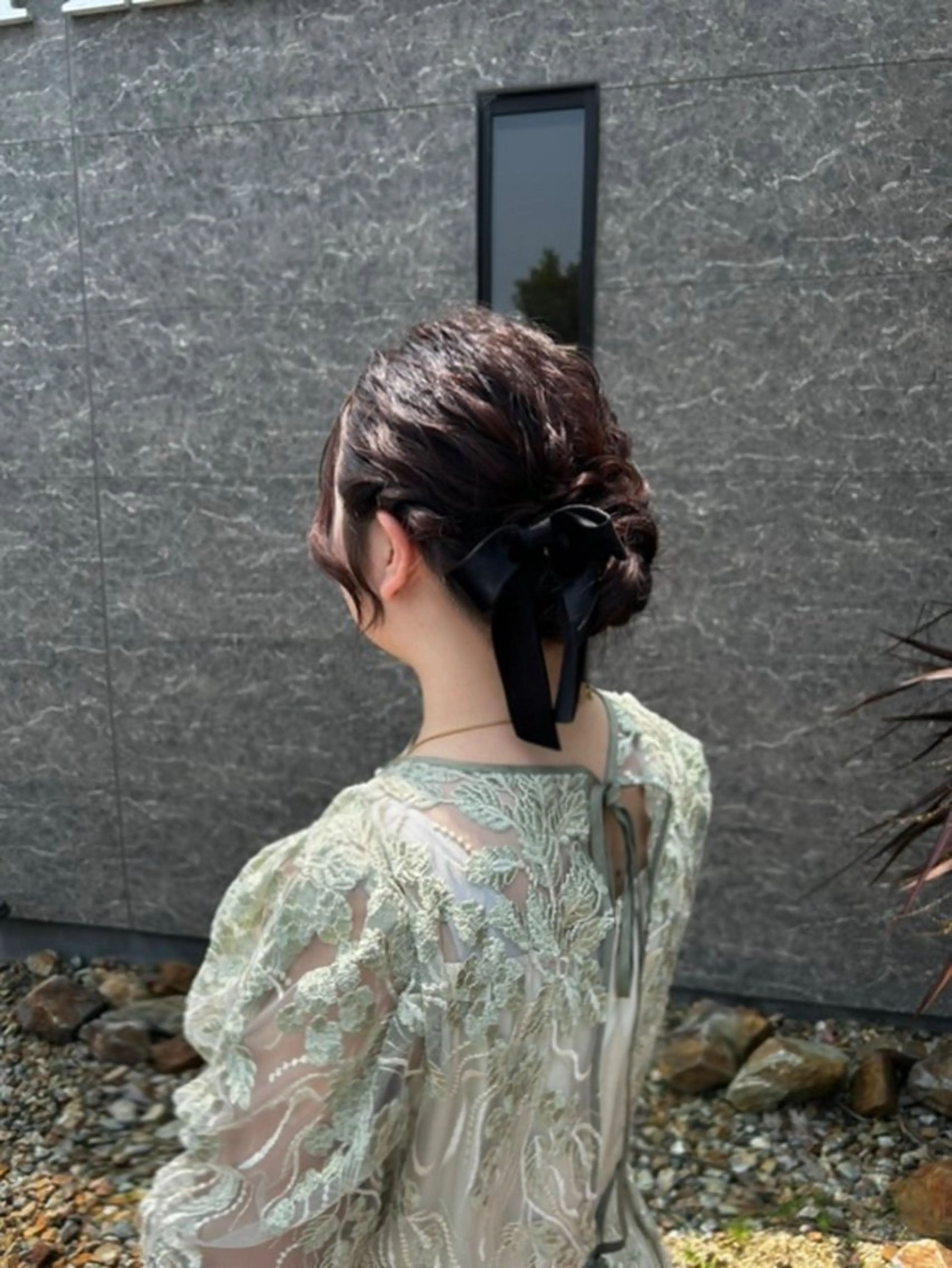 セミロング ヘアアレンジ 結婚式・ブライダル 🫧鈴木 遥夏🫧のヘアスタイル