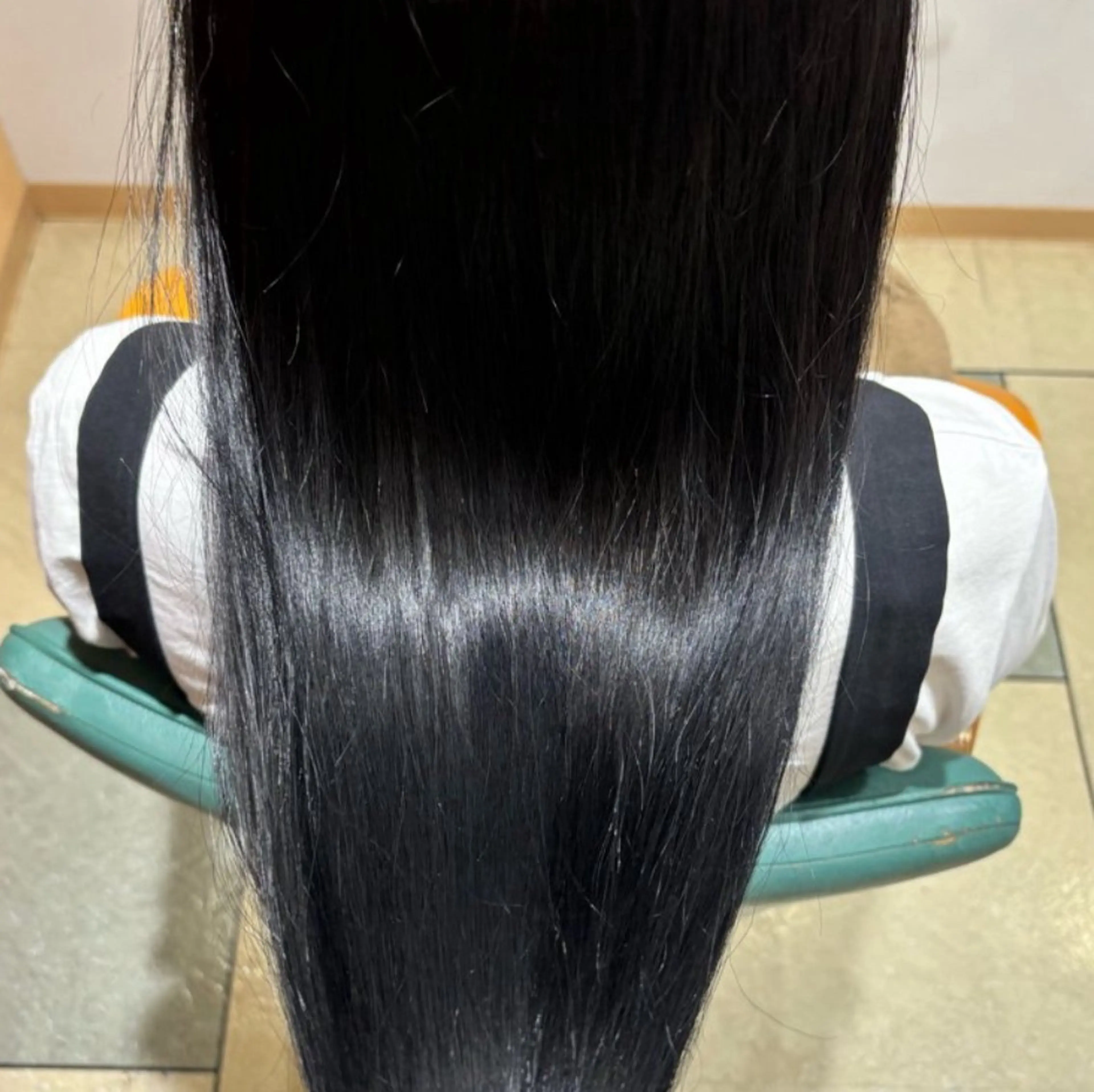 ロング カラー ケアカラー 髪質改善 ロング トリートメント 透明感カラー/ くびれヘア/ユウユのヘアスタイル