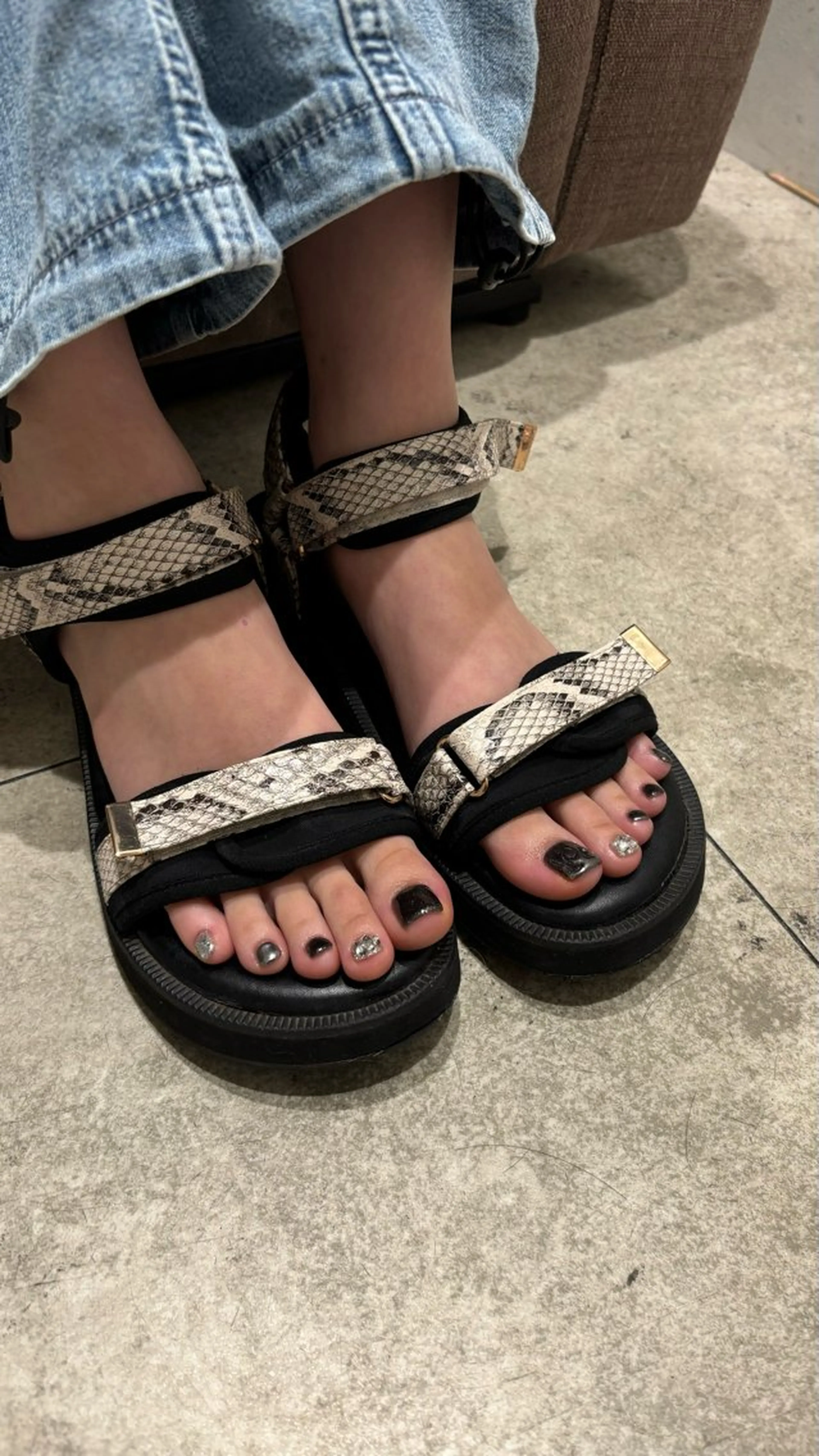 ‎🤍フットネイルデザイン‎🤍オフなし✖️の写真