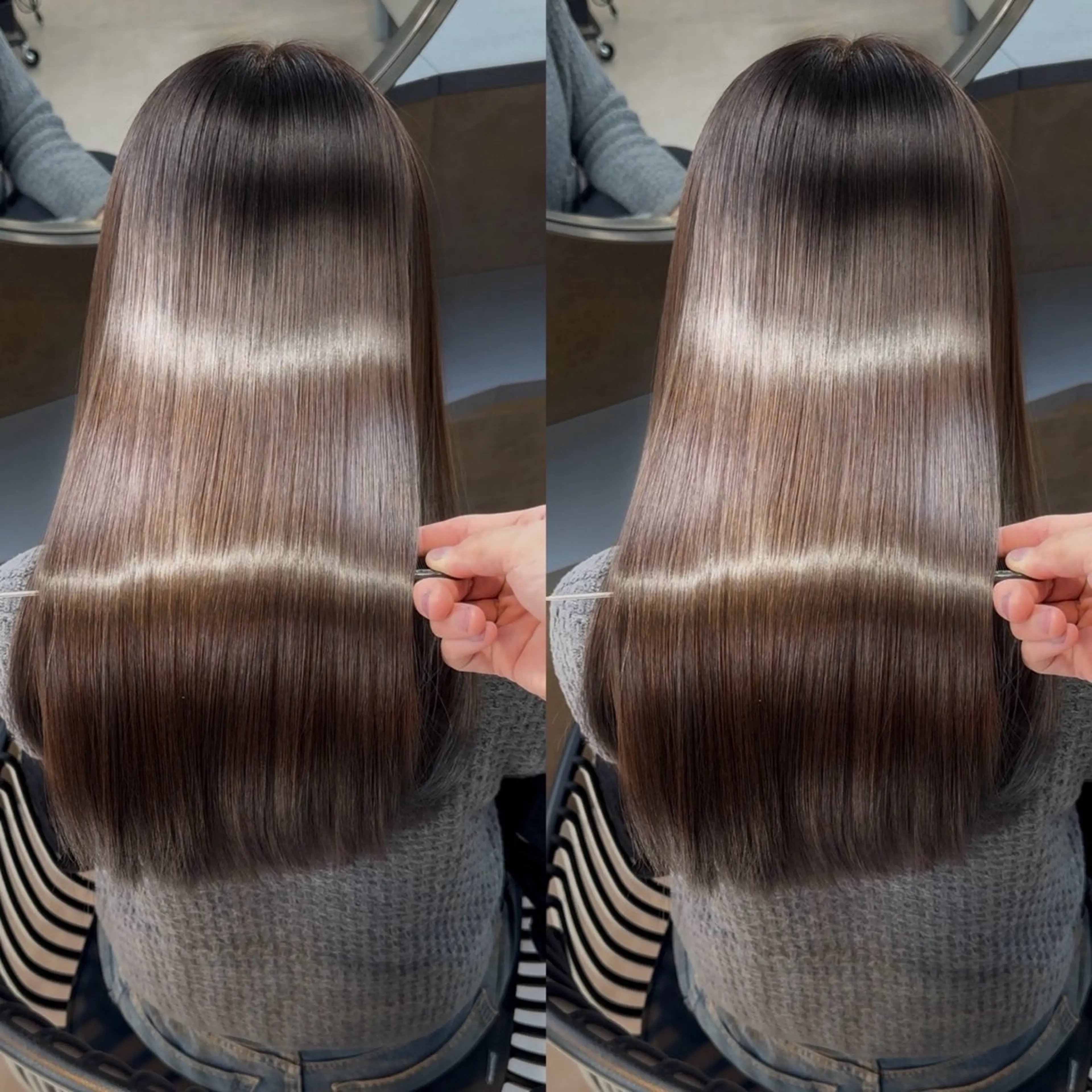 ロング カラー カット ヘアカラー トリートメント ヘッドスパ 髪質改善/美髪矯正 艶髪/Takutoのヘアスタイル