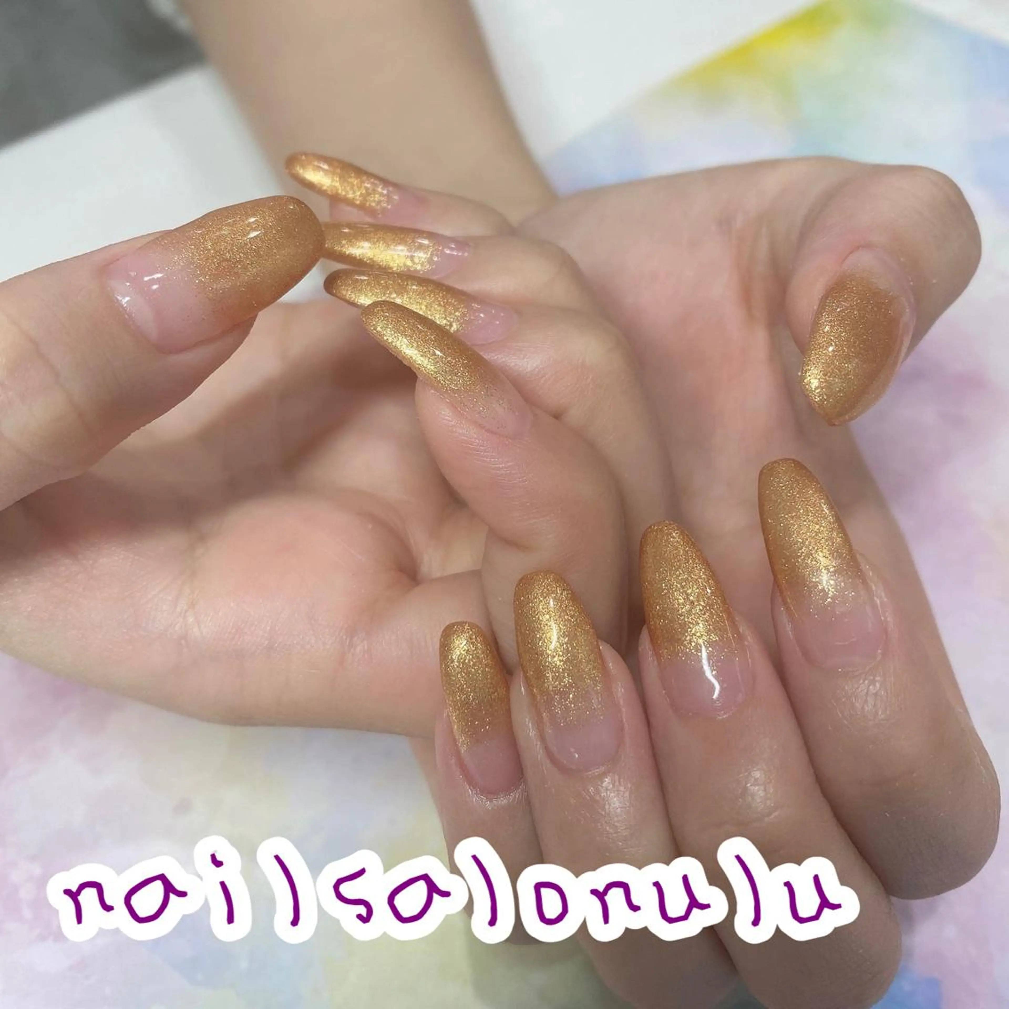 ラメグラオフ込￥4200➕￥500でカラグラに変更可❗️オフ込のお値段なのでお得です❗️の写真