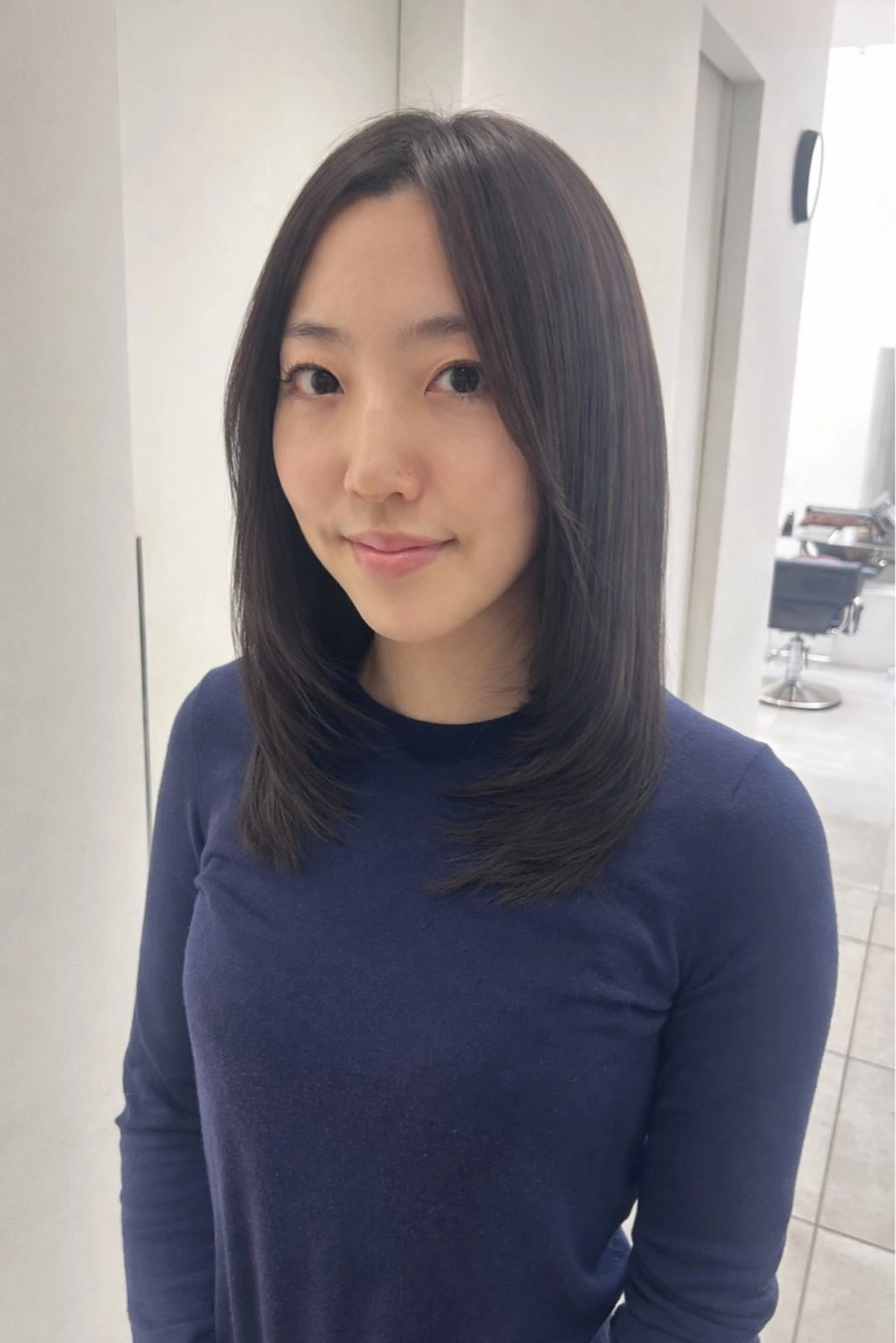 セミロング 透明感ハイトーン/ レイヤー/セイナのマツエク・マツパデザイン