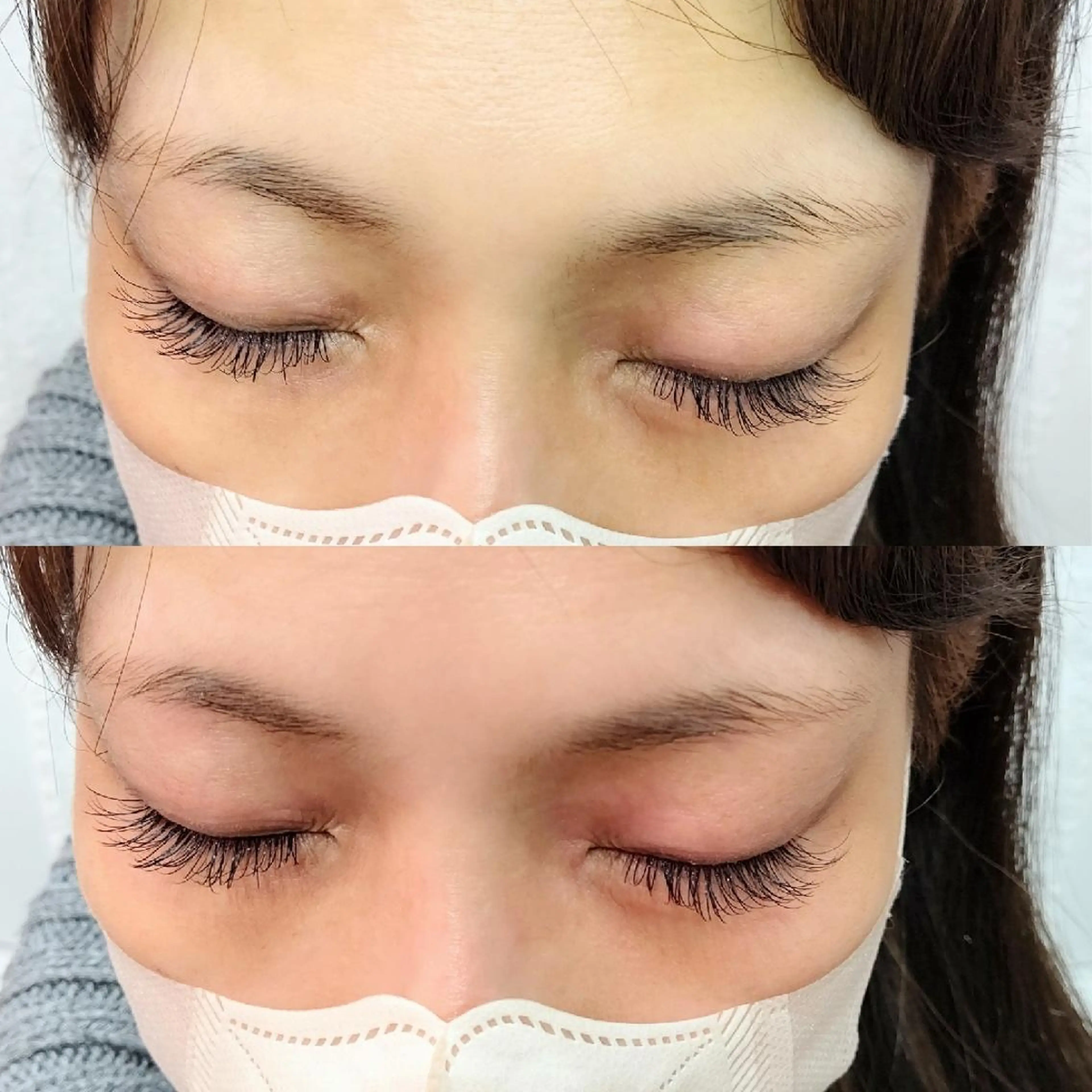 マツエク・マツパ Cカール フラットラッシュ 木下 優佳のマツエク・マツパデザイン