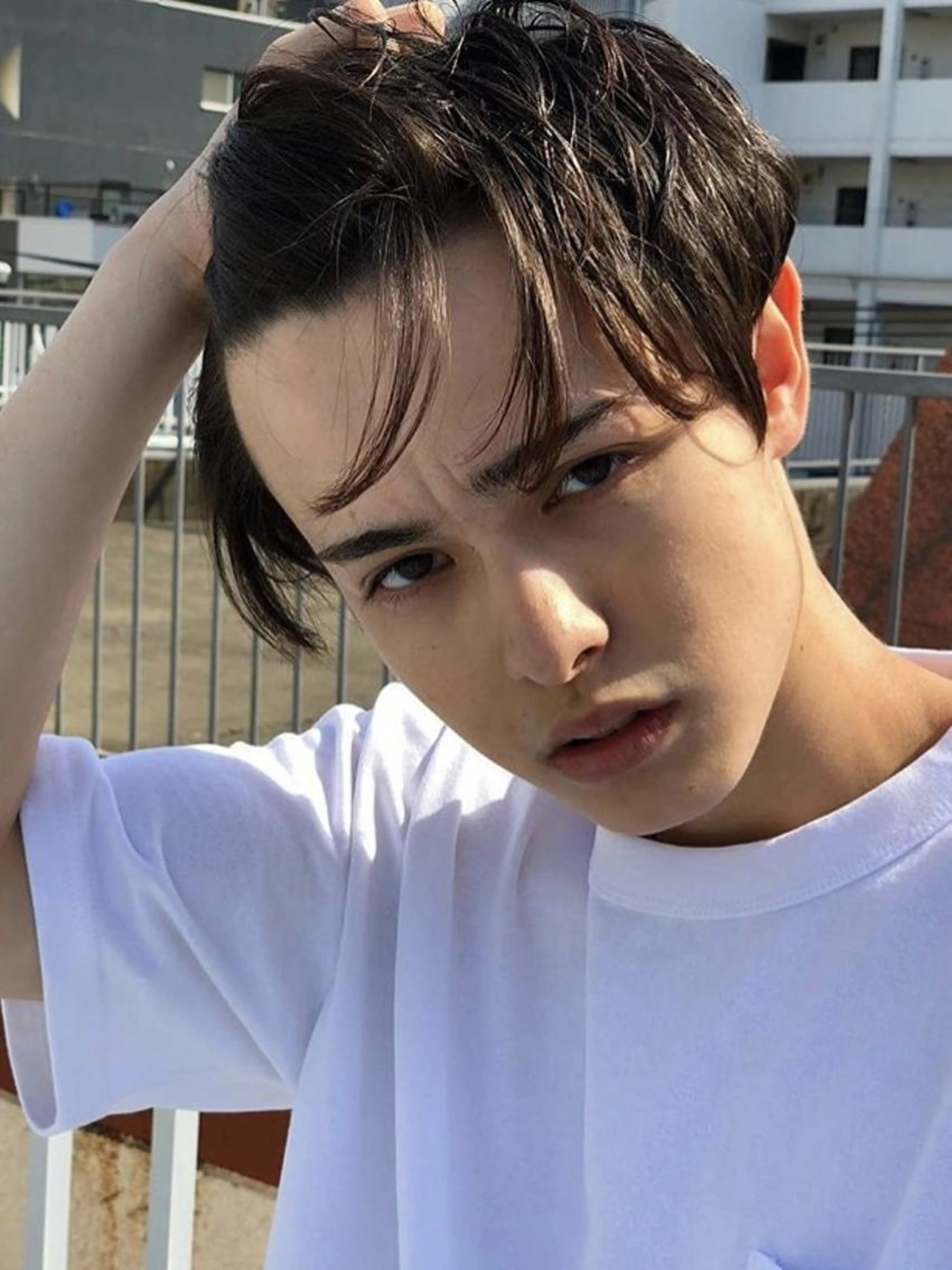 🔹メンズ限定🔷カット&フルカラー+眉カット_¥9900の写真