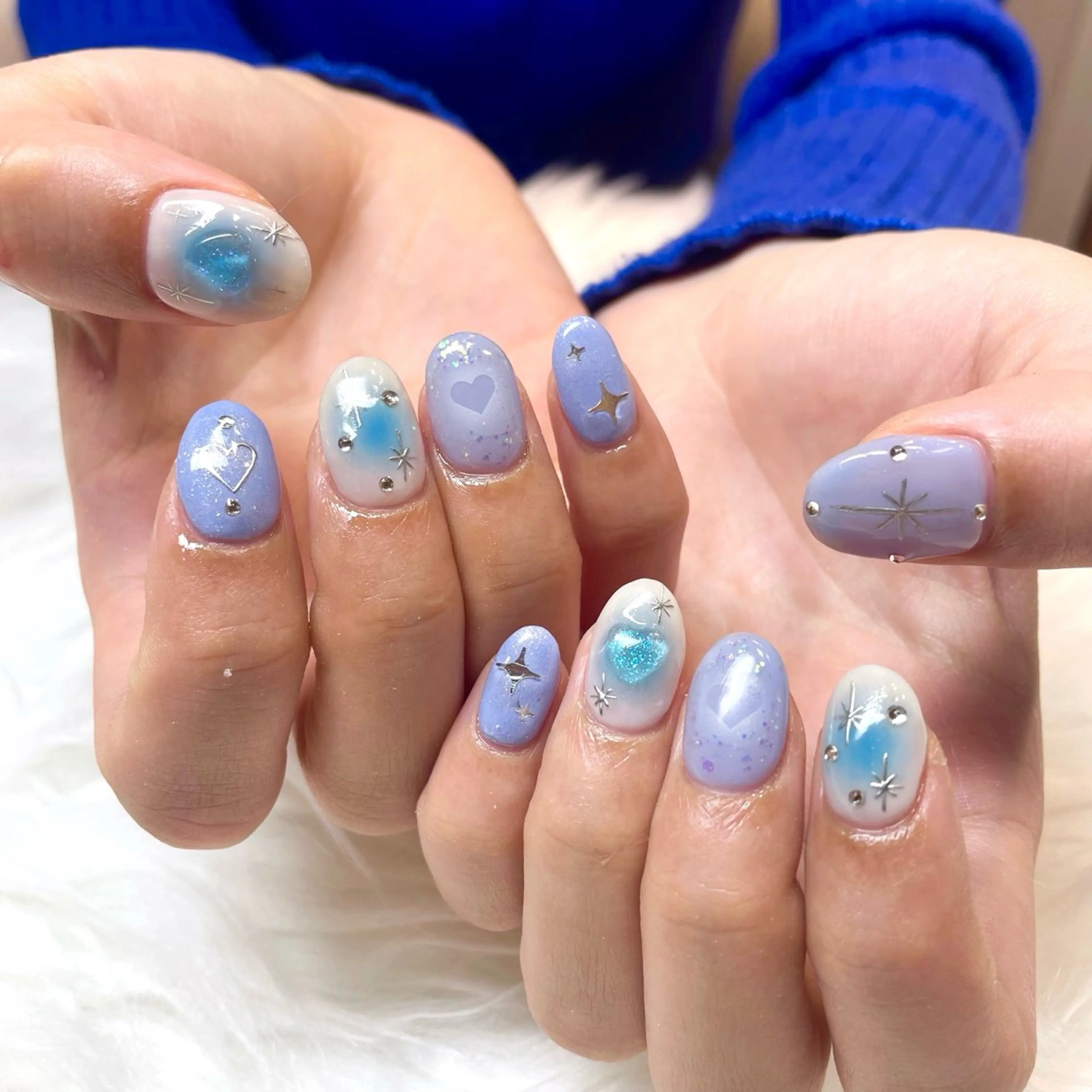 ネイル ハンドネイル 新井 ひなののネイルデザイン