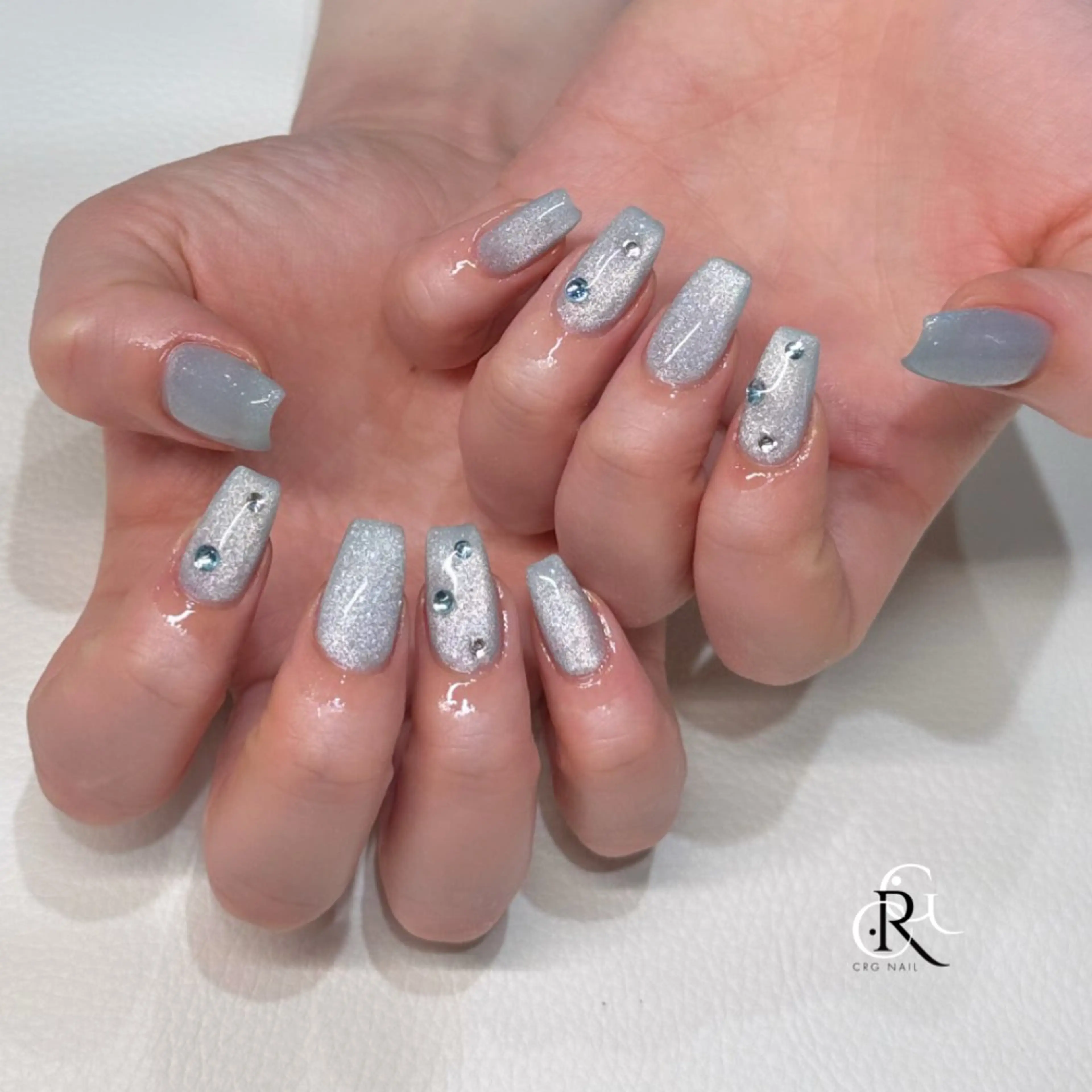 ネイル ジェルネイル マグネットネイル ハンドネイル 美フォルム✨ CRG RURIのネイルデザイン