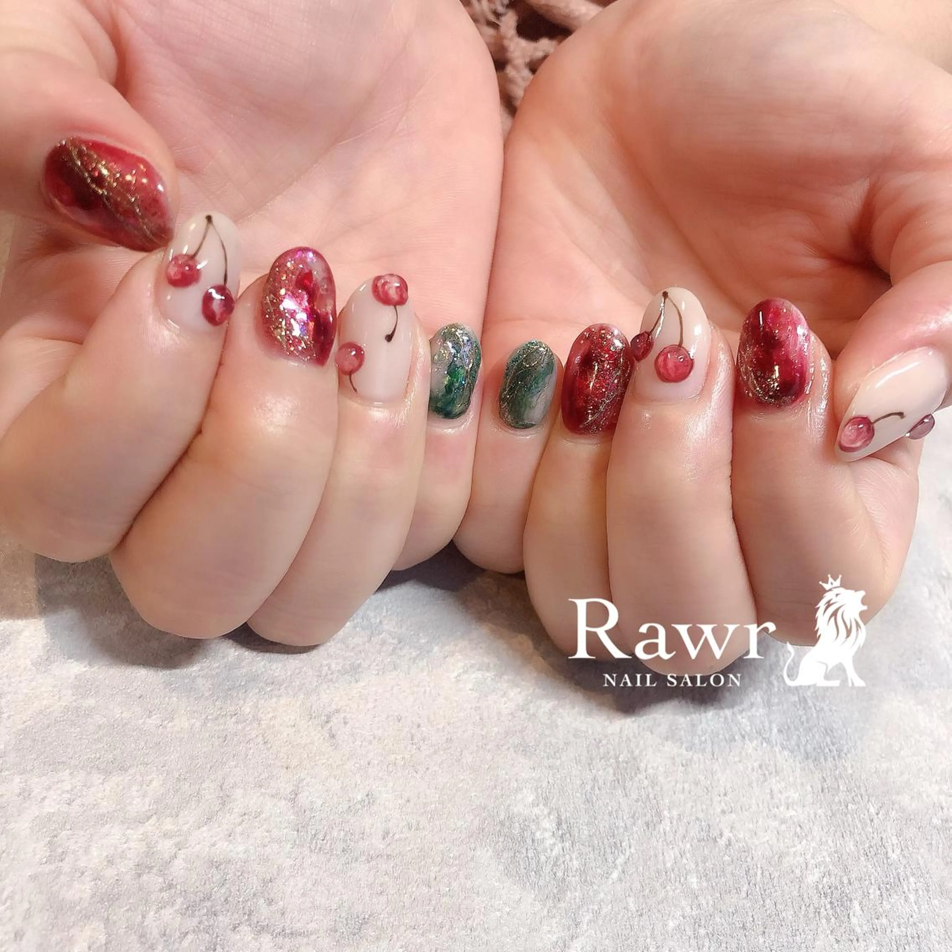 ネイル ハンドネイル Rawr / saoriのネイルデザイン