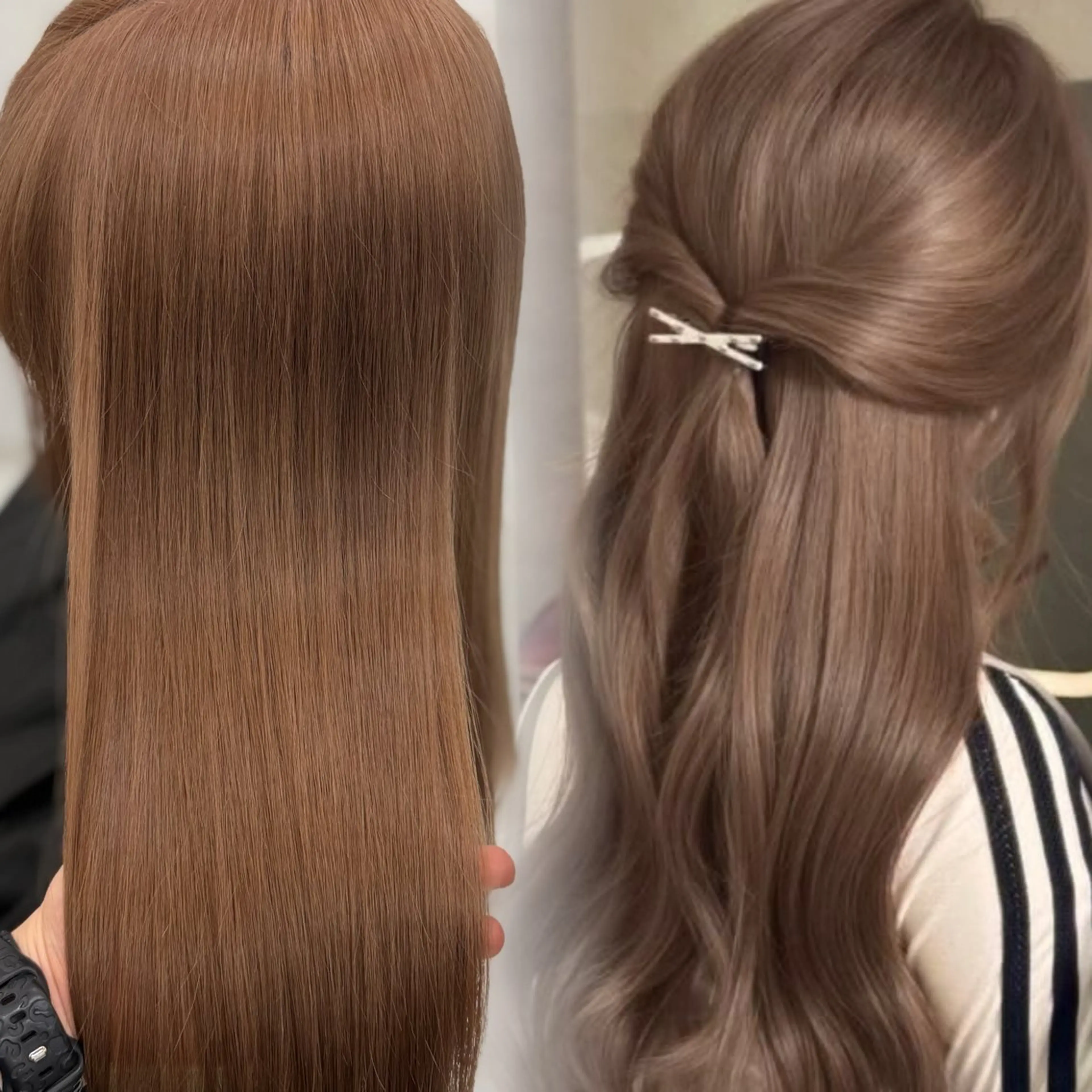 カラー ヘアカラー トリートメント 透明感ベージュ 🎀Anju/渋谷のヘアスタイル