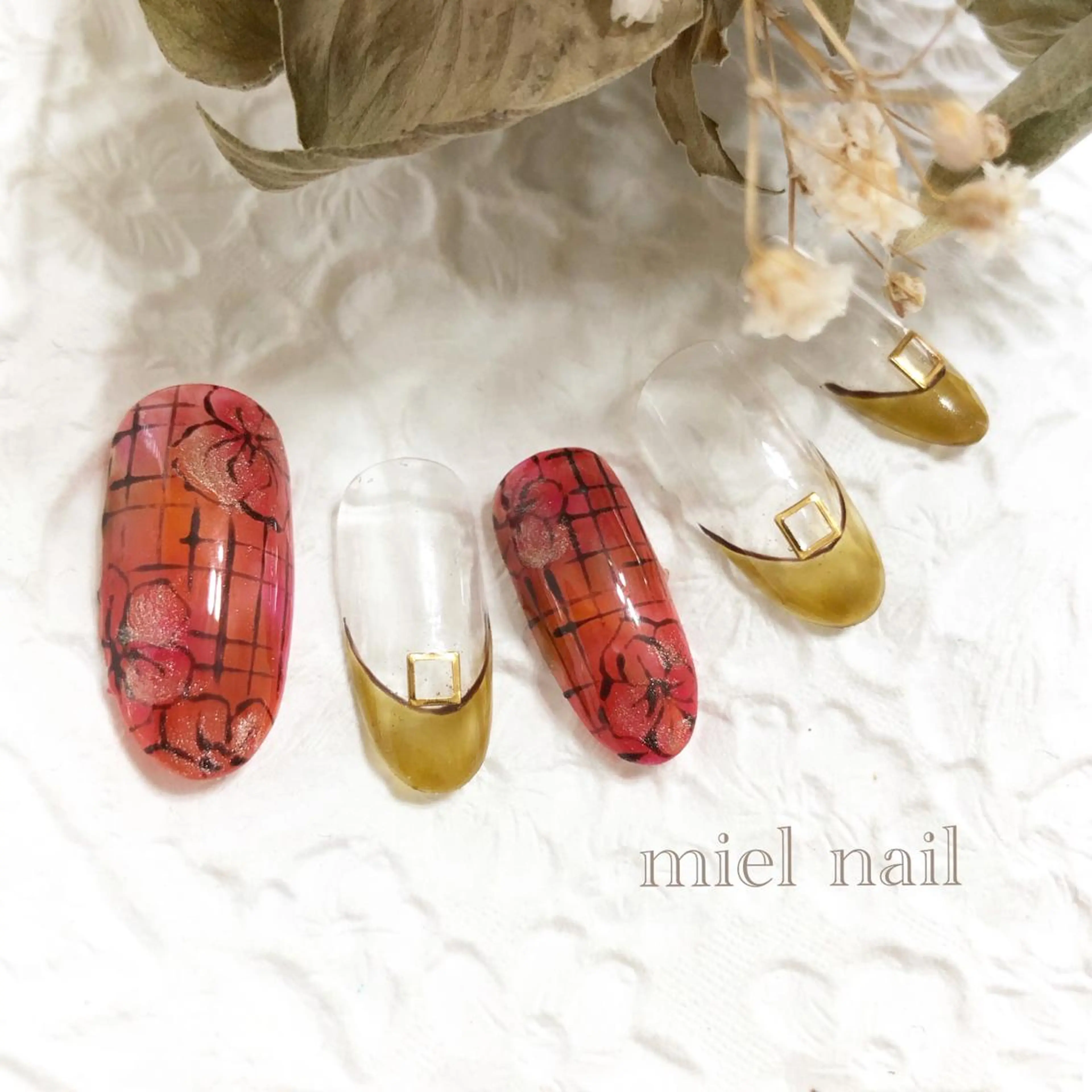 ネイル ハンドネイル miel nailのネイルデザイン