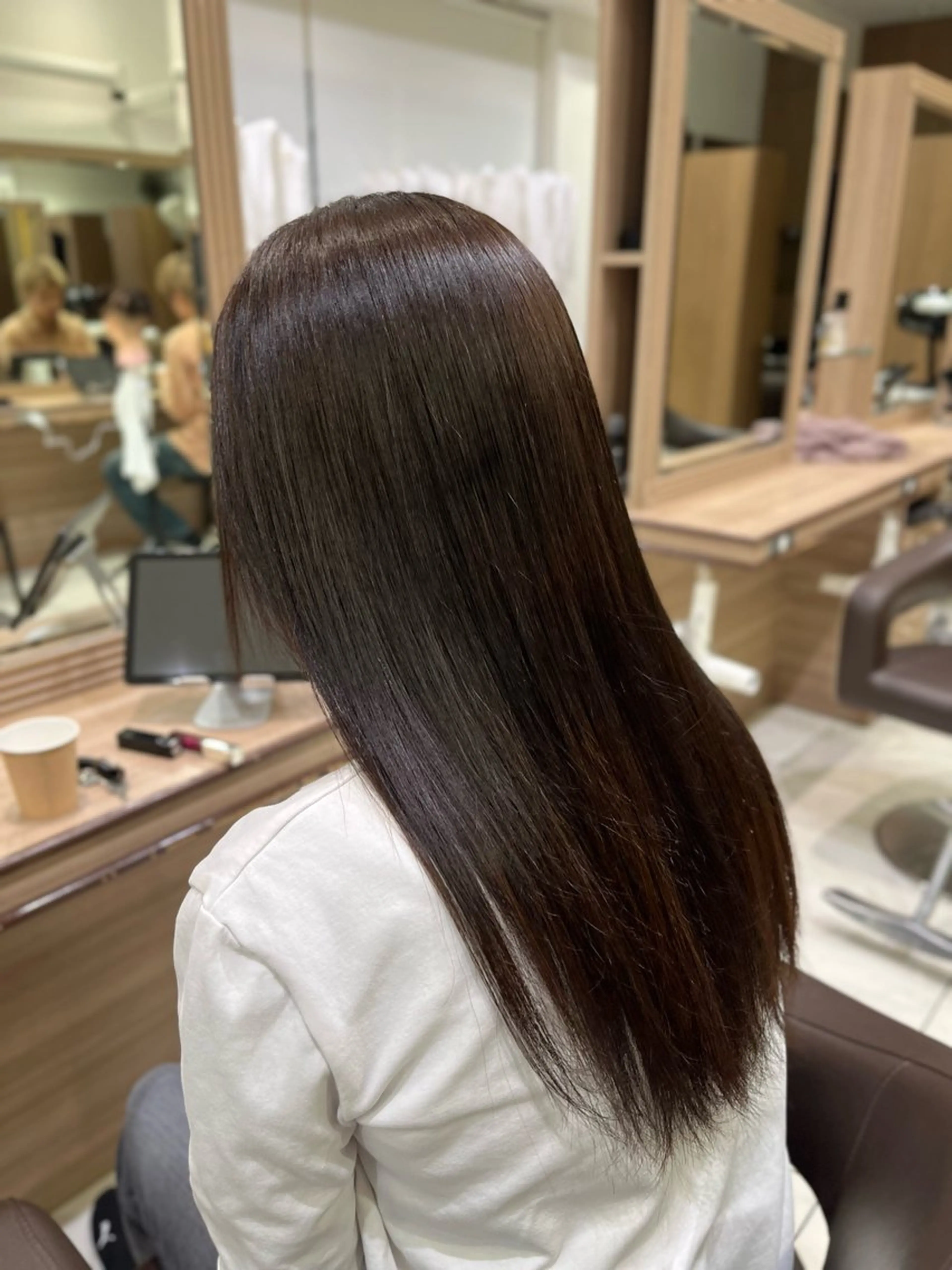 ロング カラー ☁🫧縮毛矯正 /沖春奈🪽🫧のヘアスタイル