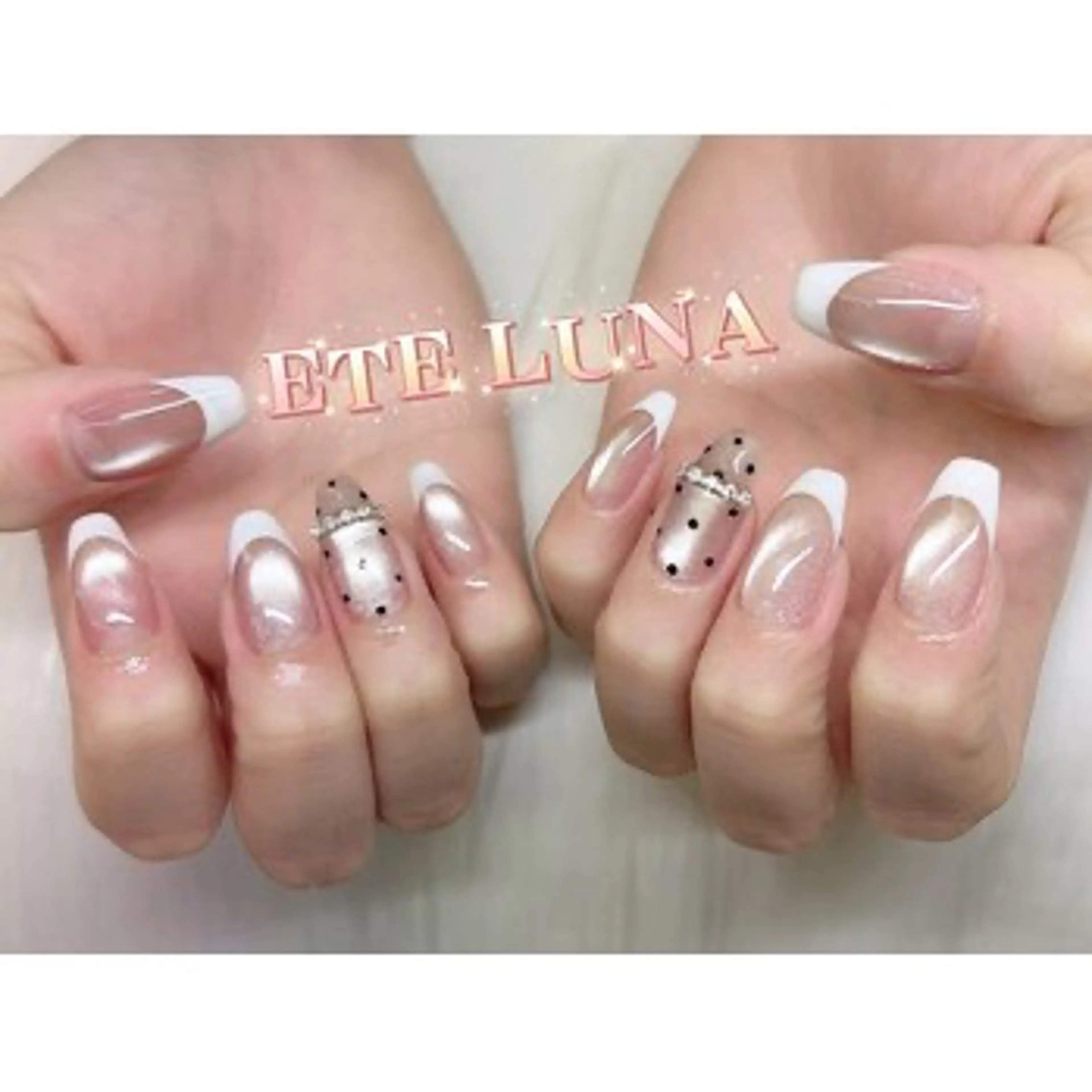 ネイル マグネットネイル 持ち込み 春ネイル ハンドネイル ハンドケア ETE LUNA NAILのネイルデザイン