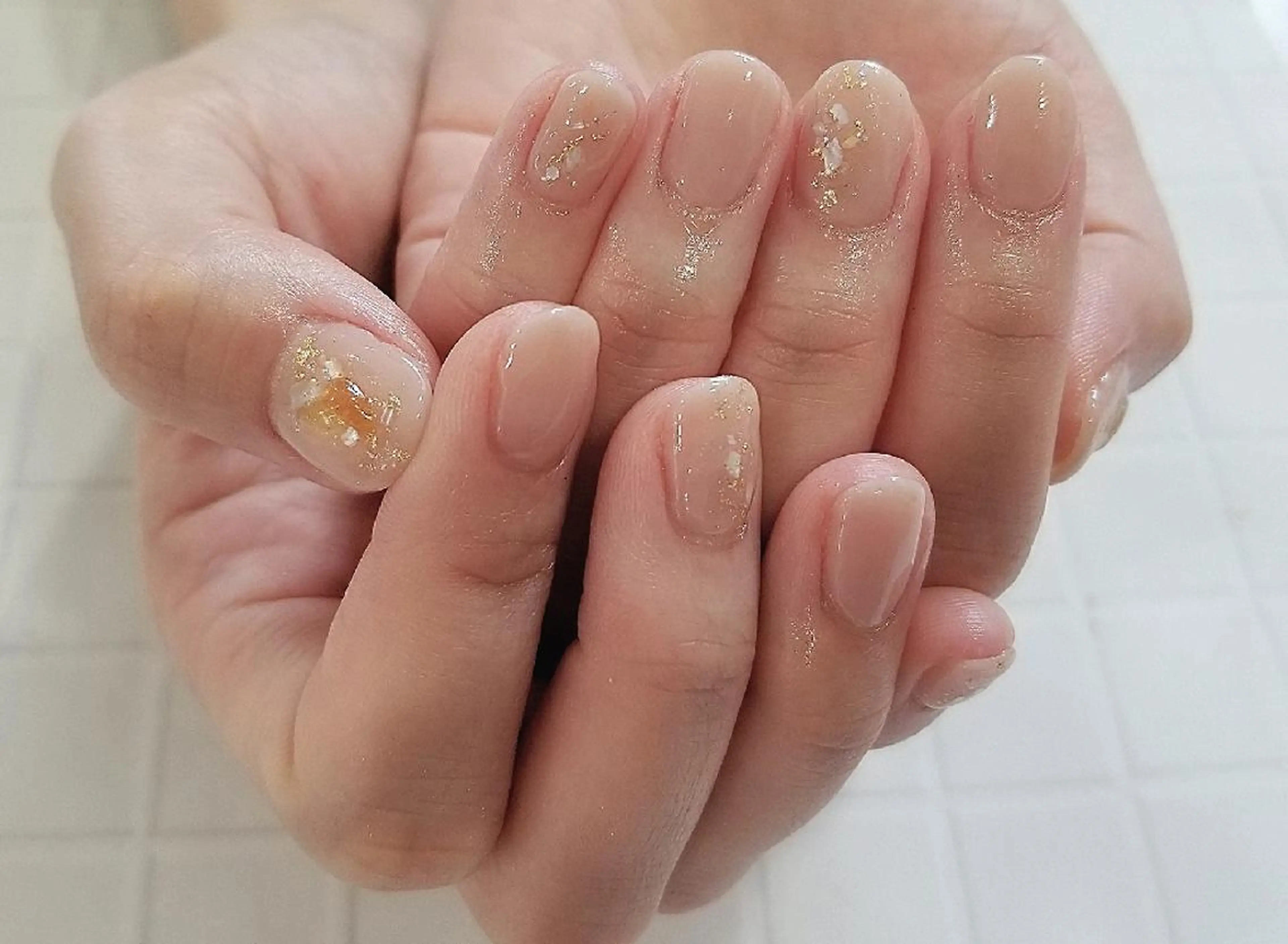 ネイル シンプルネイル 関口 友菜のヘアスタイル