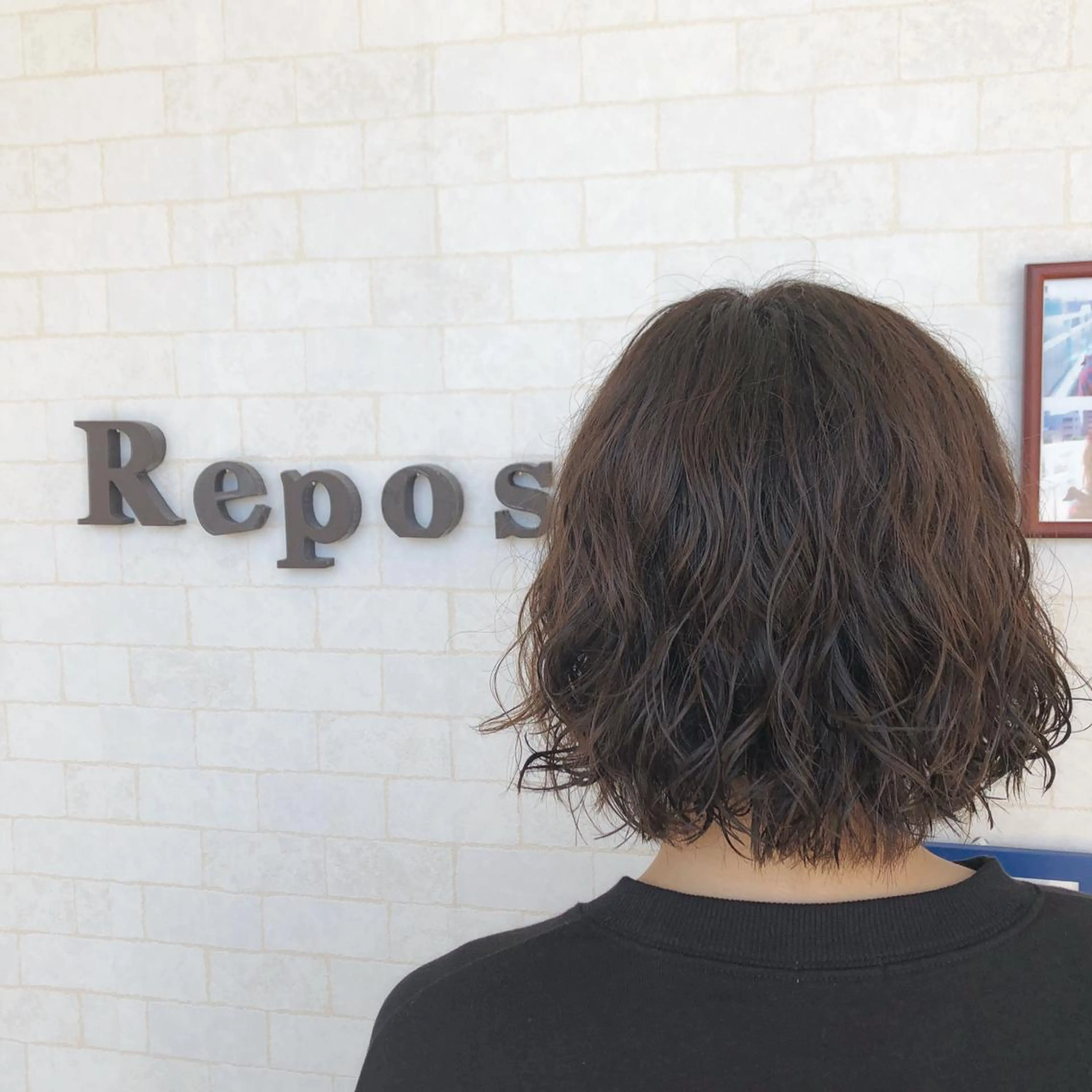 ミディアム パーマ ミディアムパーマ 【ショートスタイル】 志波李空のヘアスタイル