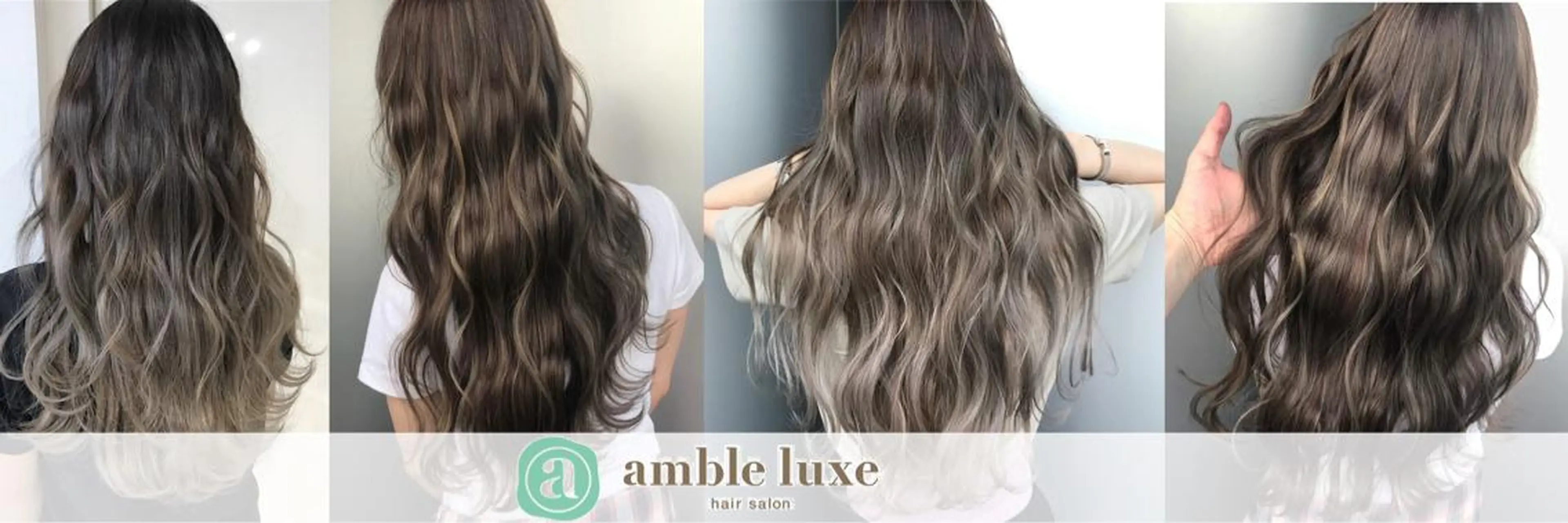 セミロング カラー パーマ ヘアアレンジ 【公式】amble luxe池袋東口🩷のヘアスタイル