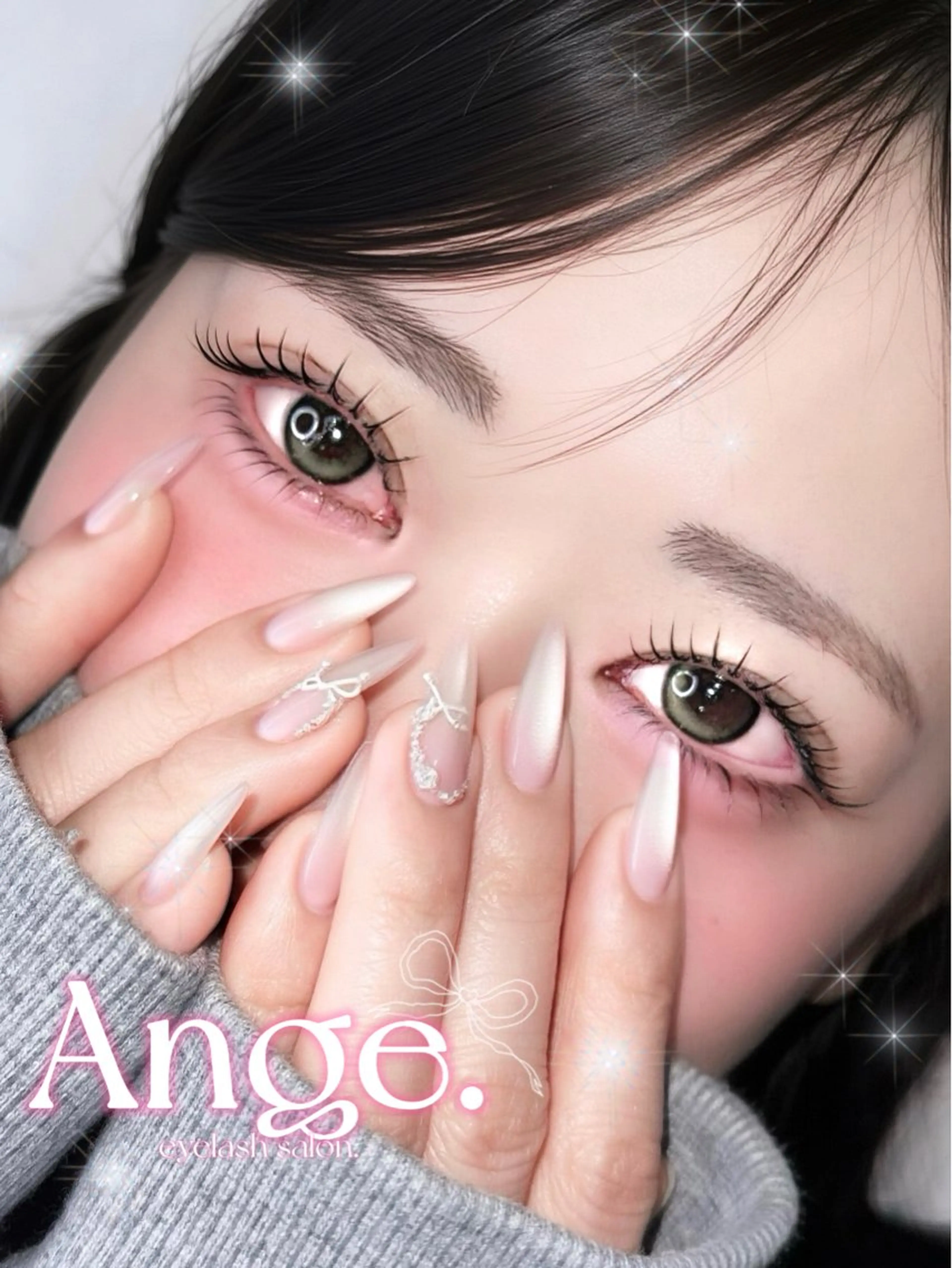 マツエク・マツパ Ange.アンジュ モデル研修のマツエク・マツパデザイン