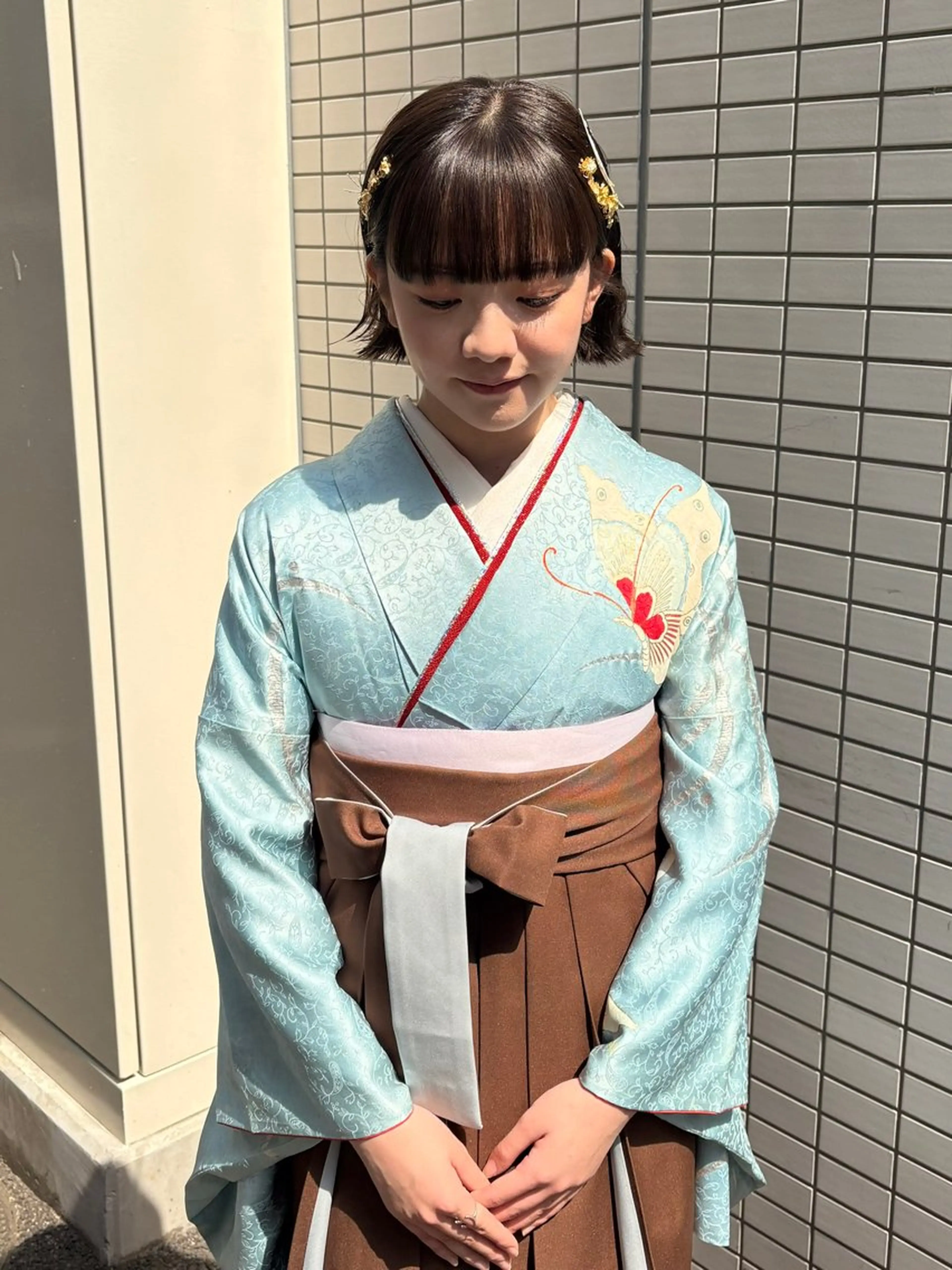 ヘアアレンジ yumemiレイヤー ‎✴︎ 透明感カラーのヘアスタイル