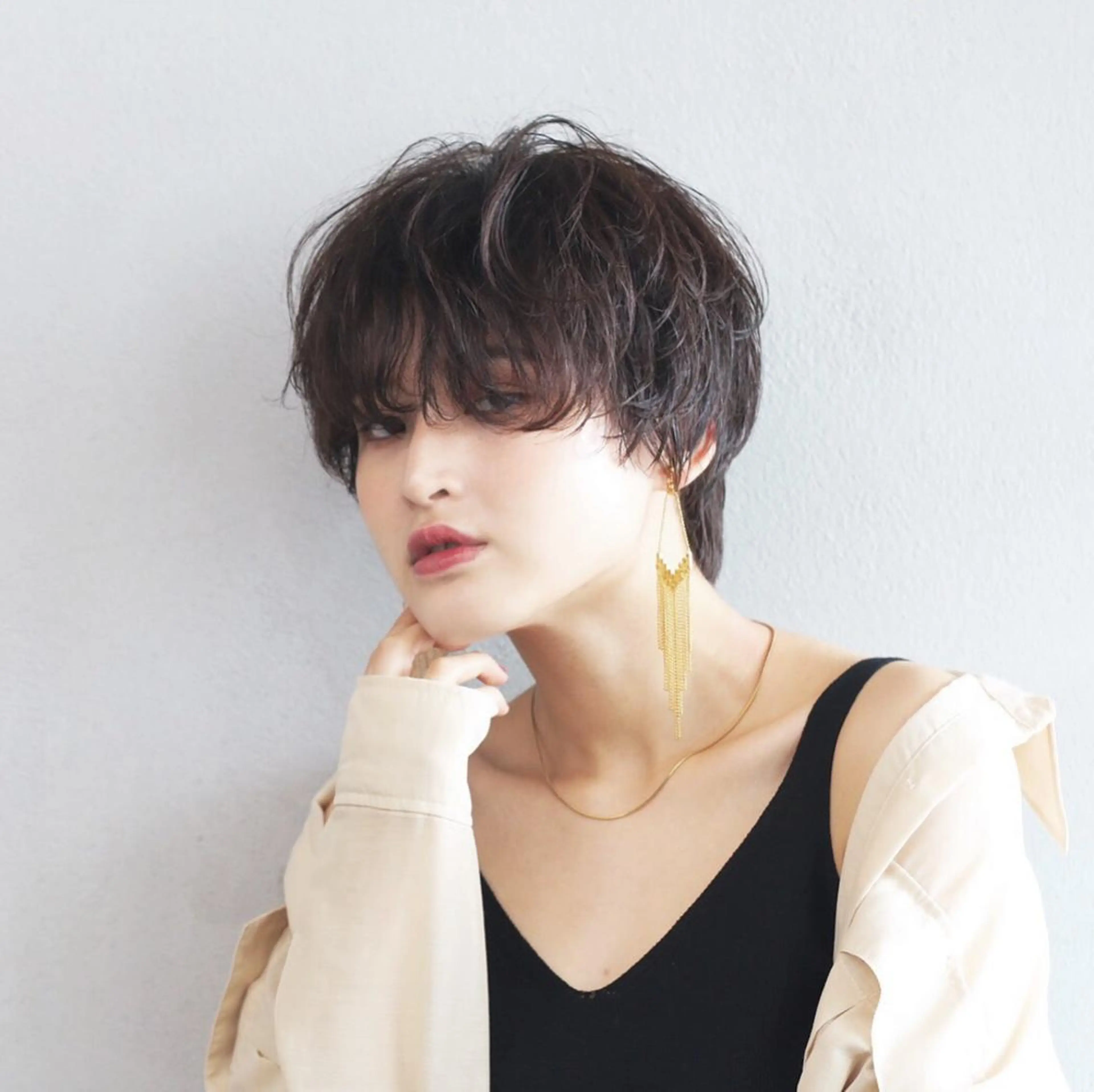 パーマ 柏 ウルフ/レイヤー 田中佐和🐺のヘアスタイル