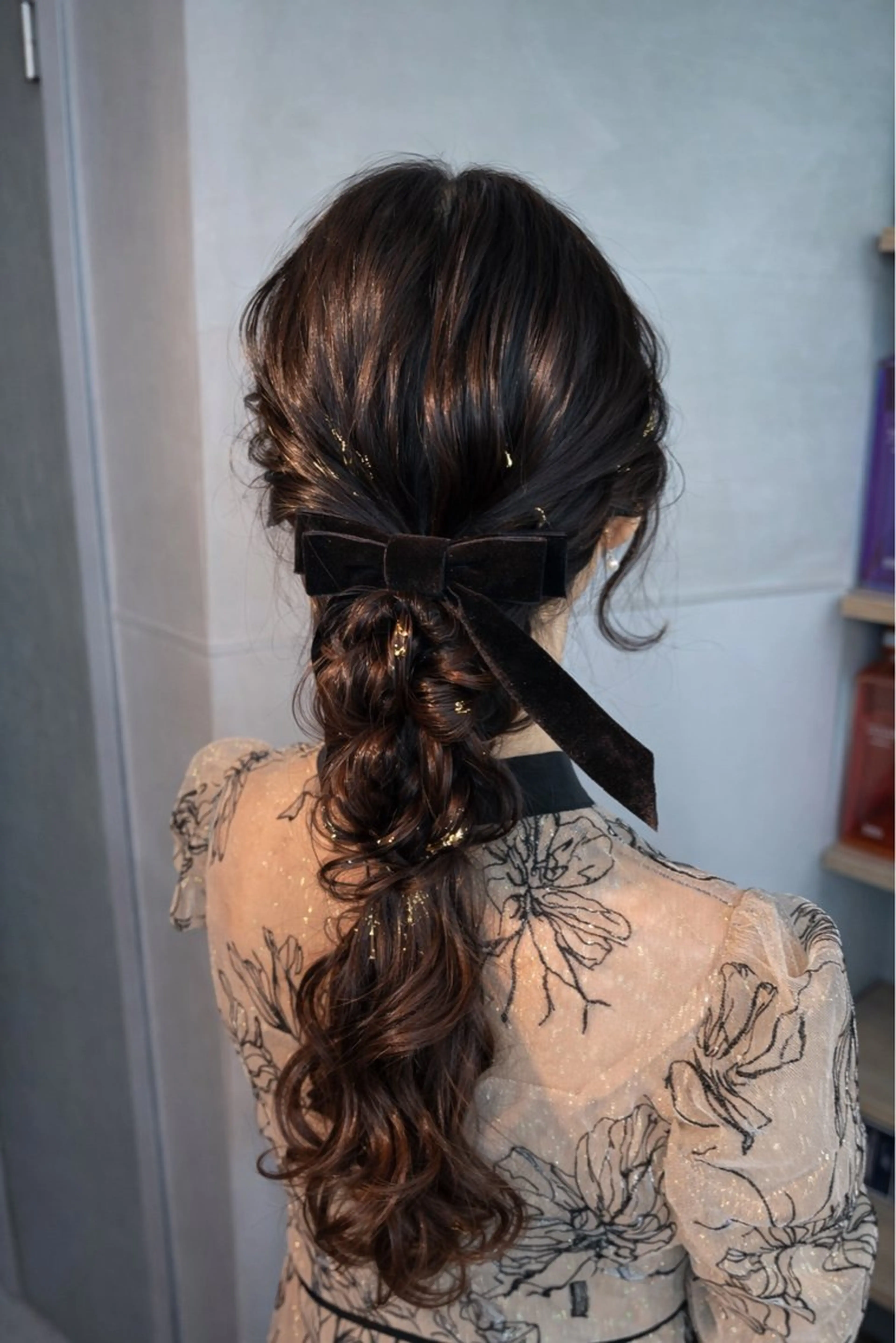 ヘアアレンジ 結婚式・ブライダル 卒業式のヘアスタイル ヘアセット charm《銀座》 ヘアセット/縮毛矯正のヘアスタイル