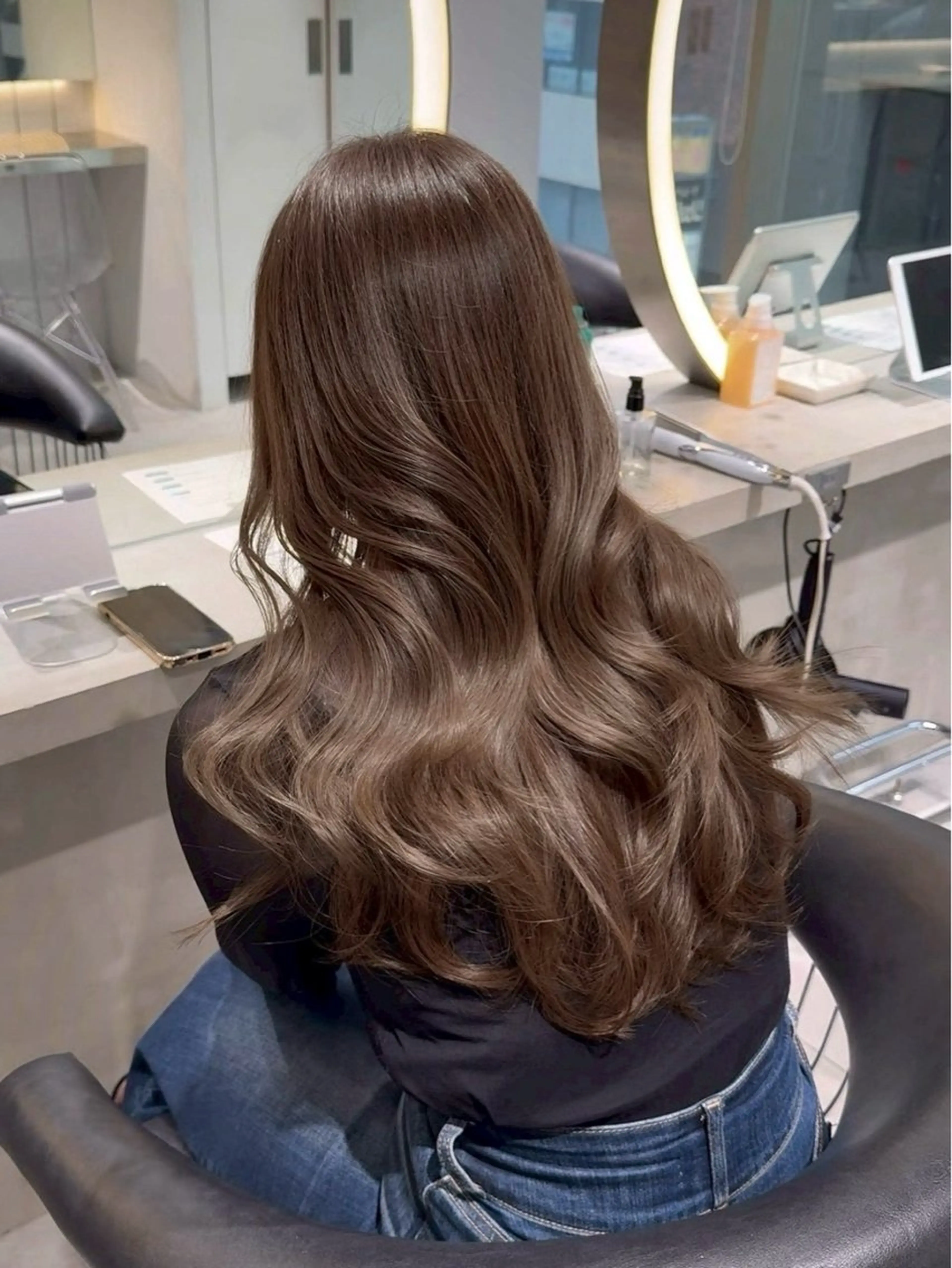 セミロング カラー カット 縮毛矯正 トリートメント 💎髪質改善💎 LondMeliaのヘアスタイル