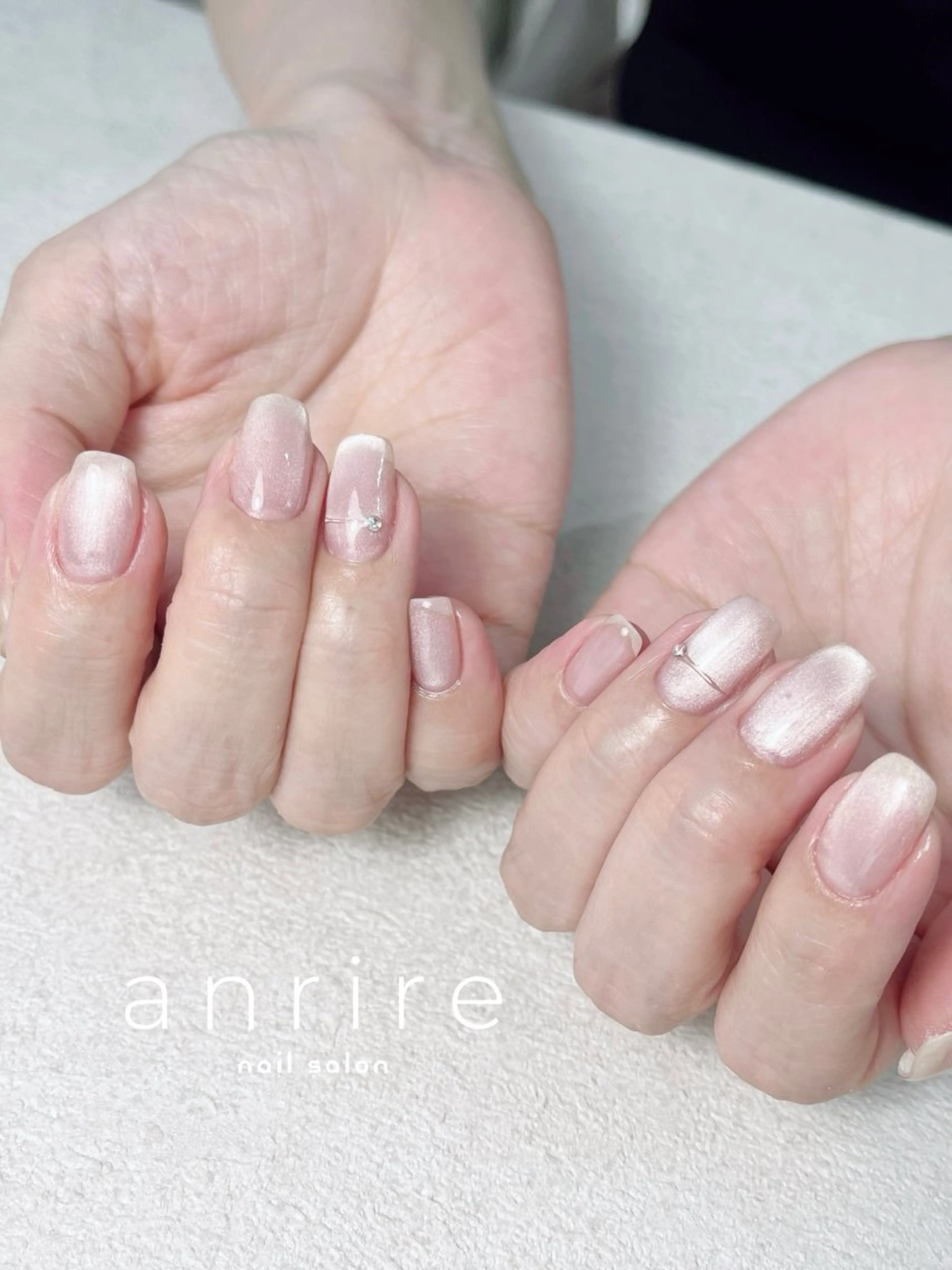 ネイル アートネイル ジェルネイル キラキラネイル マグネットネイル ミラーネイル ハンドネイル nail salon anrire〜アンリール〜所属・nailsalon anrireのネイルデザイン