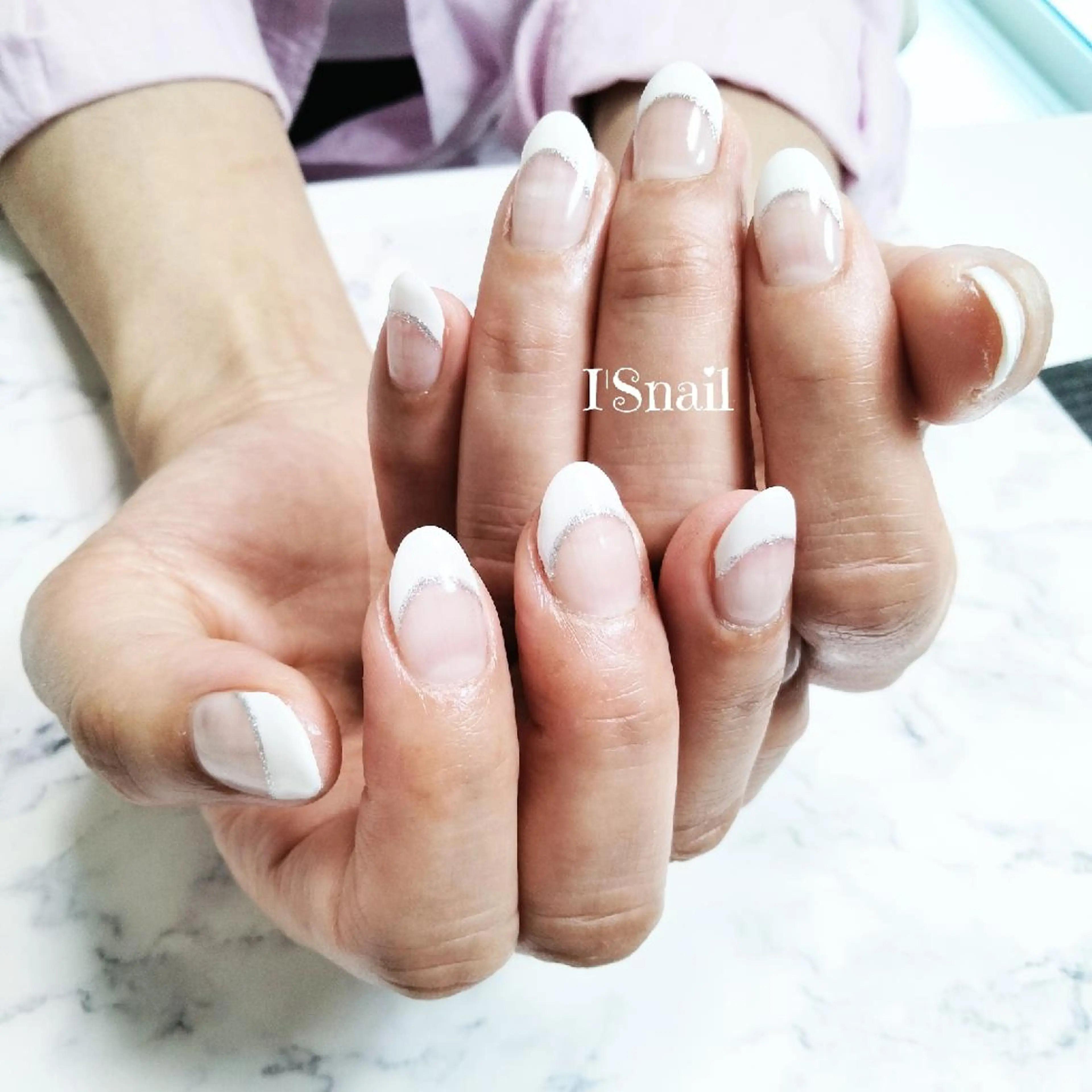 ネイル フレンチネイル ハンドネイル I'S nail 佐野のネイルデザイン