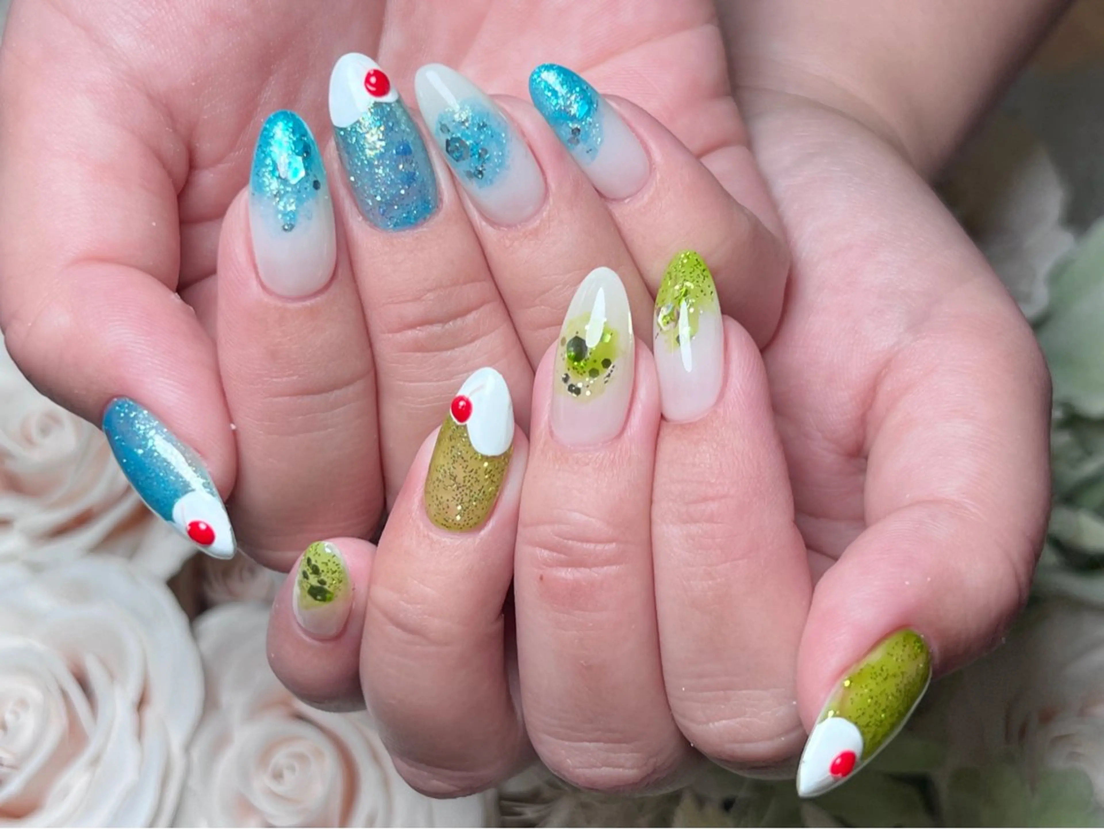 ネイル ロングネイル マグネットネイル 持ち込み ワンカラーネイル スカルプネイル ハンドネイル Painty nailのネイルデザイン
