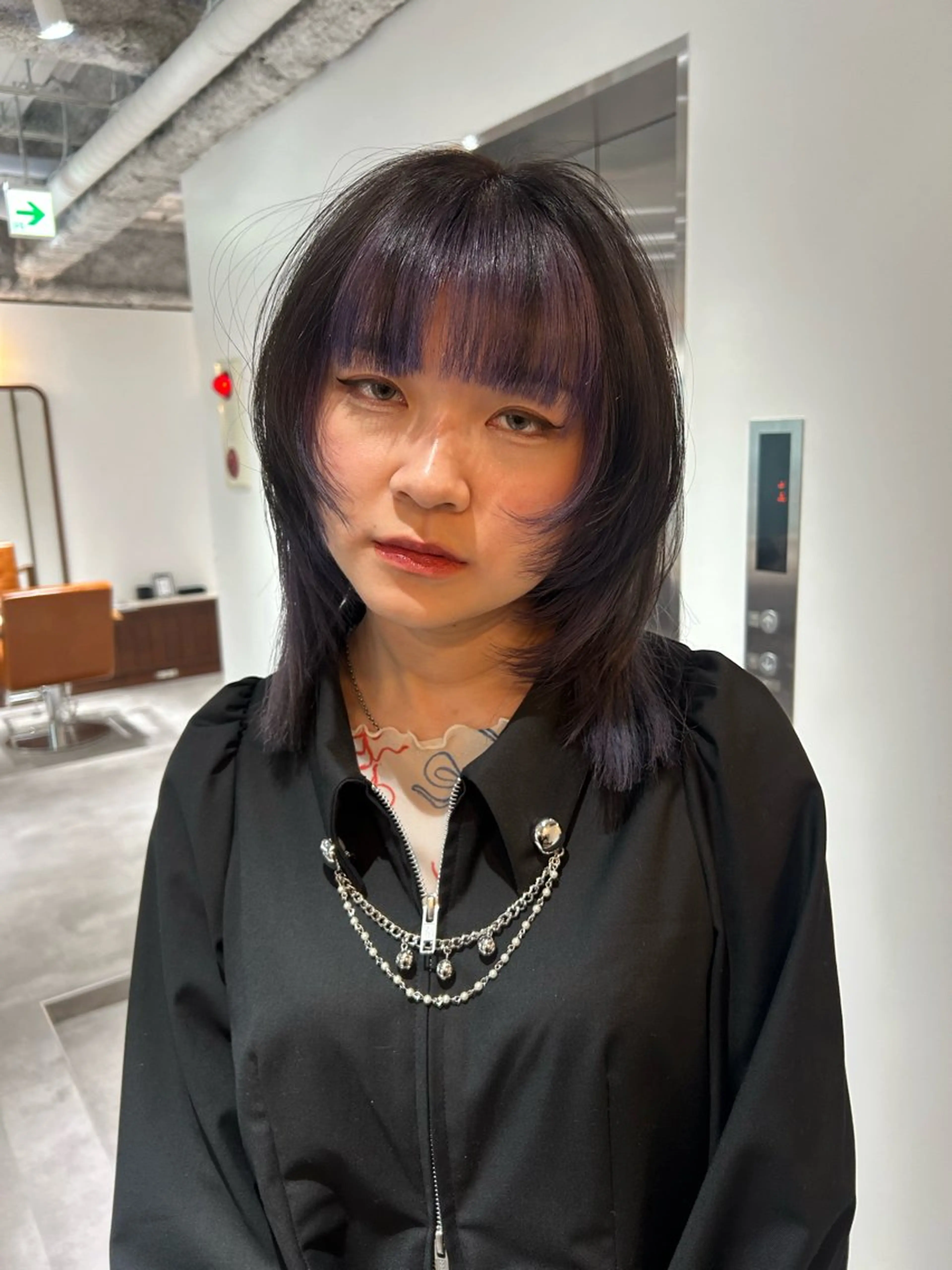 セミロング カラー ヘアアレンジ カット ヘアカラー トリートメント レイヤーカット //金子 聖汰のヘアスタイル