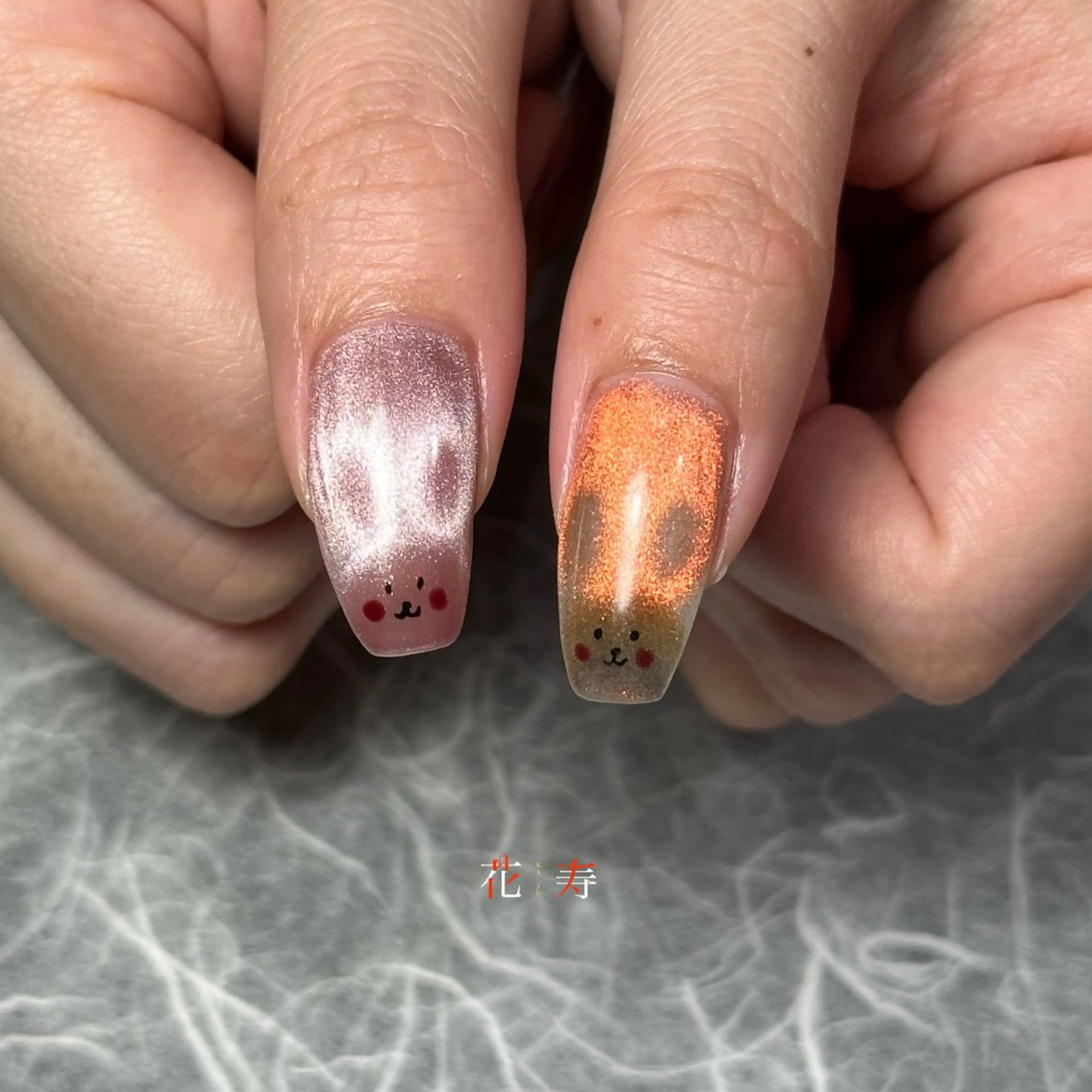 ネイル マグネットネイル 花寿-kaju- s.のネイルデザイン
