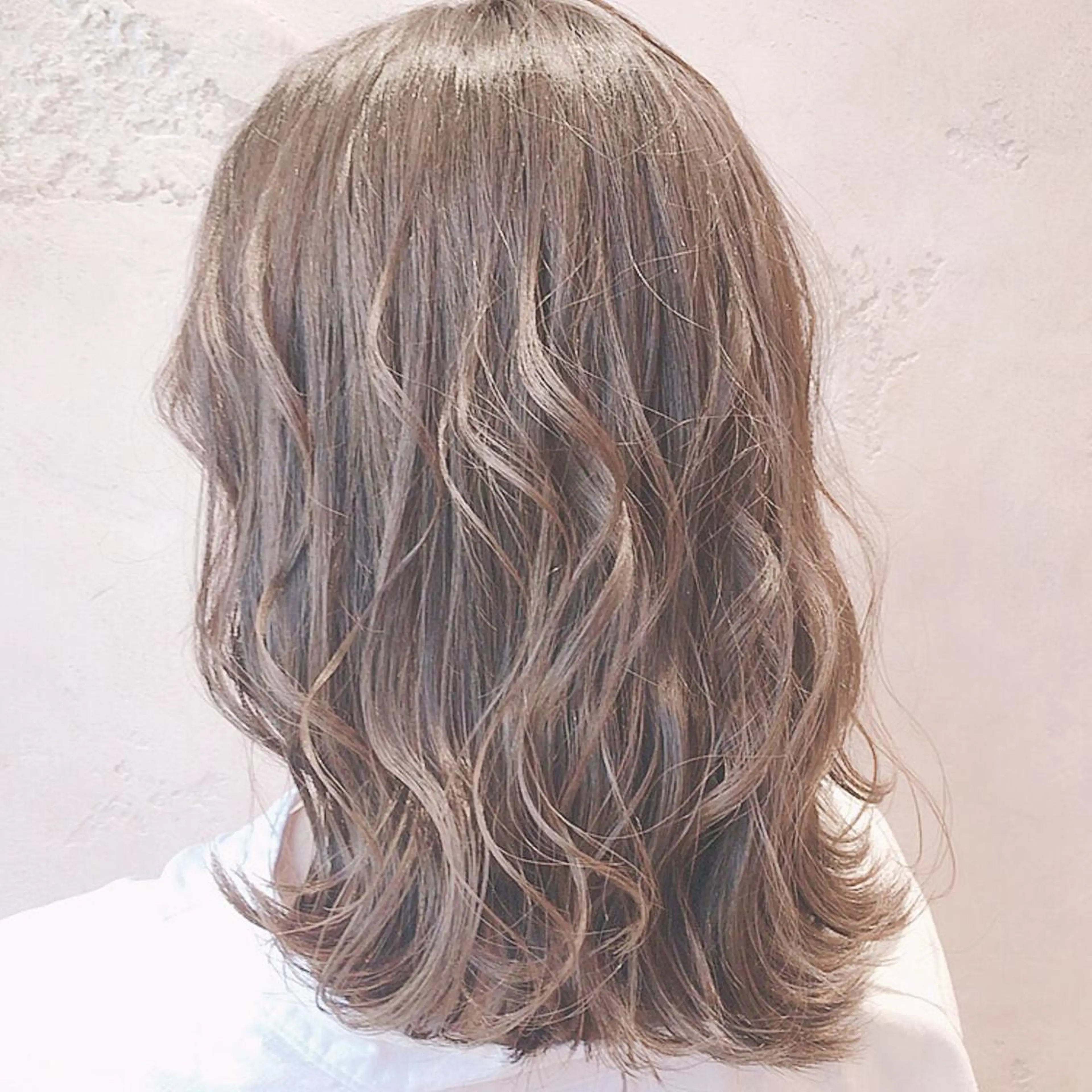 ミディアム カラー 韓国風ヘア✻透明感 カラー✻yukaのヘアスタイル