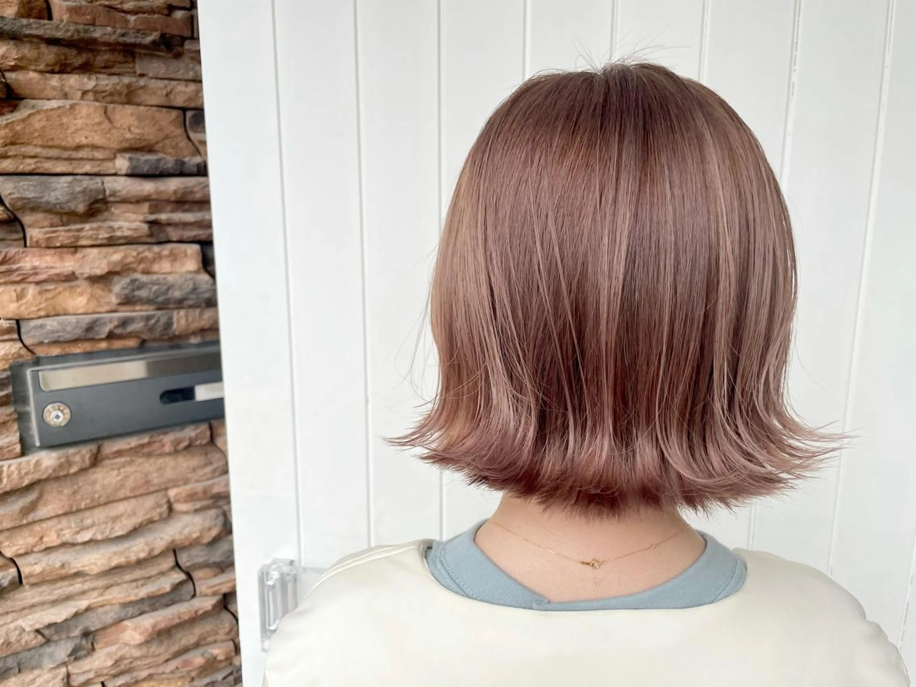 ショート カラー 髪質改善✨️透明感カ ラー✧*。山下さいみのヘアスタイル