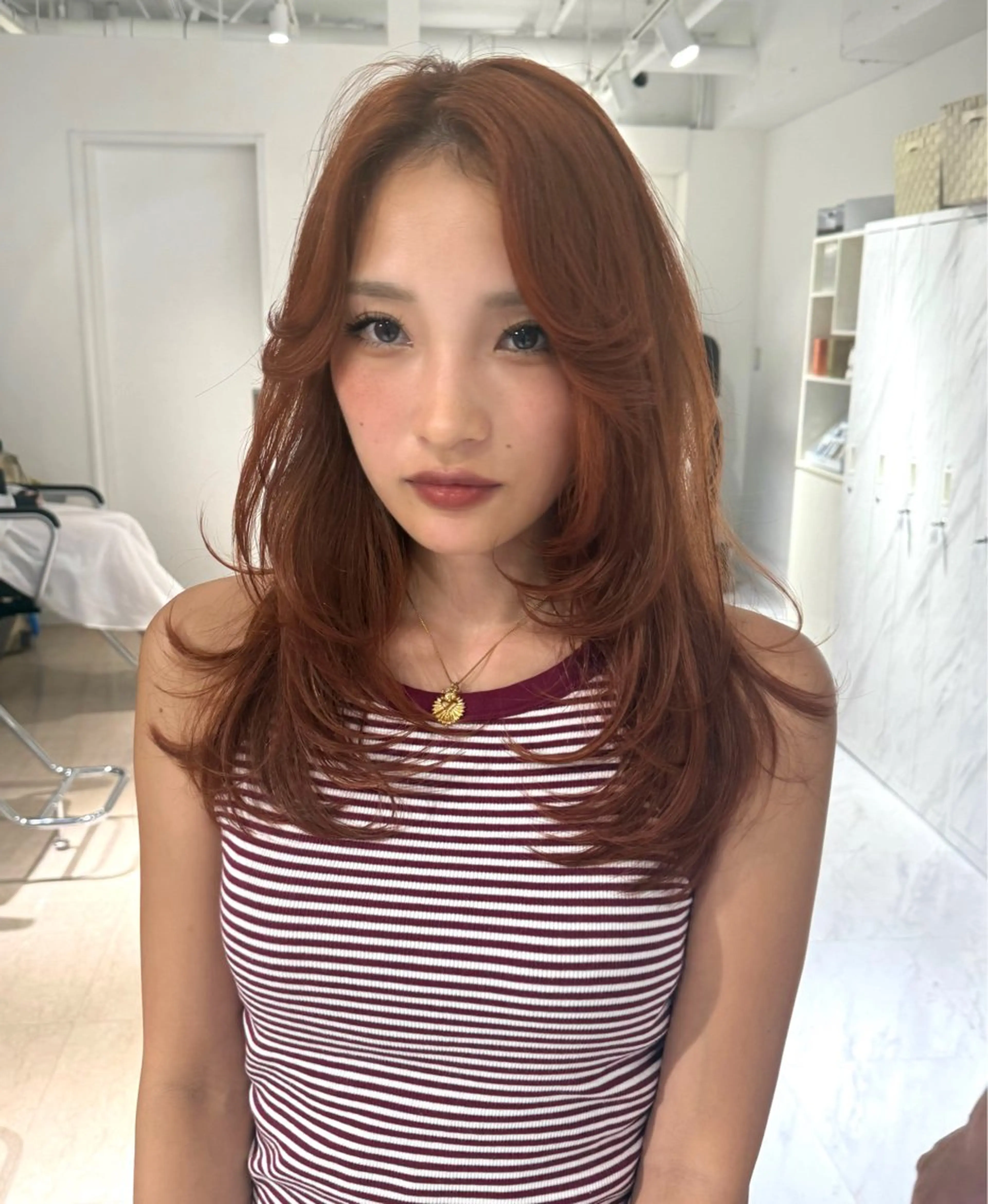 セミロング レイヤーカット🫧 🎀Tomoka🎀のヘアスタイル