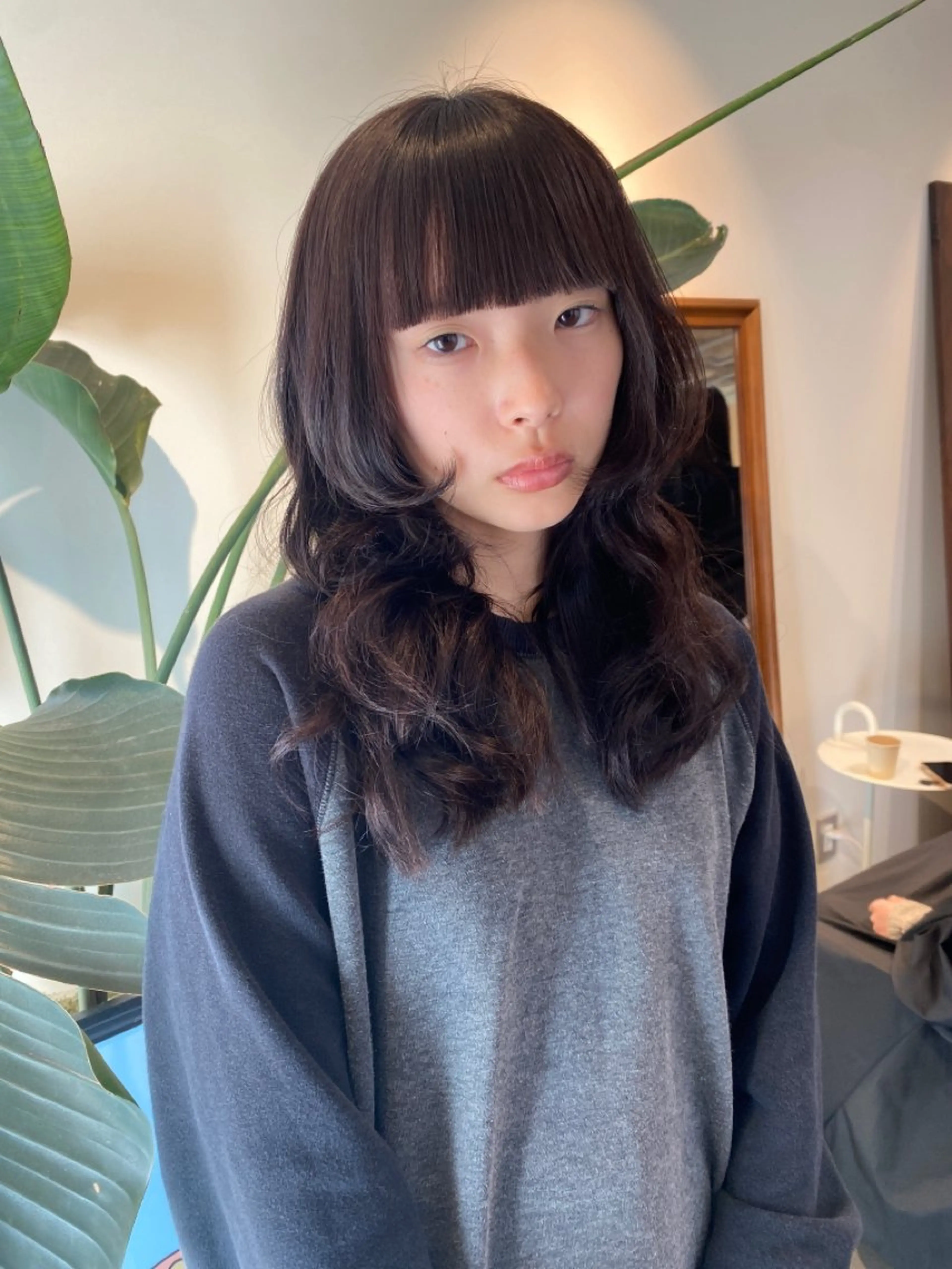 ロング カラー パーマ 当日予約大歓迎💗 依田瑞希のヘアスタイル