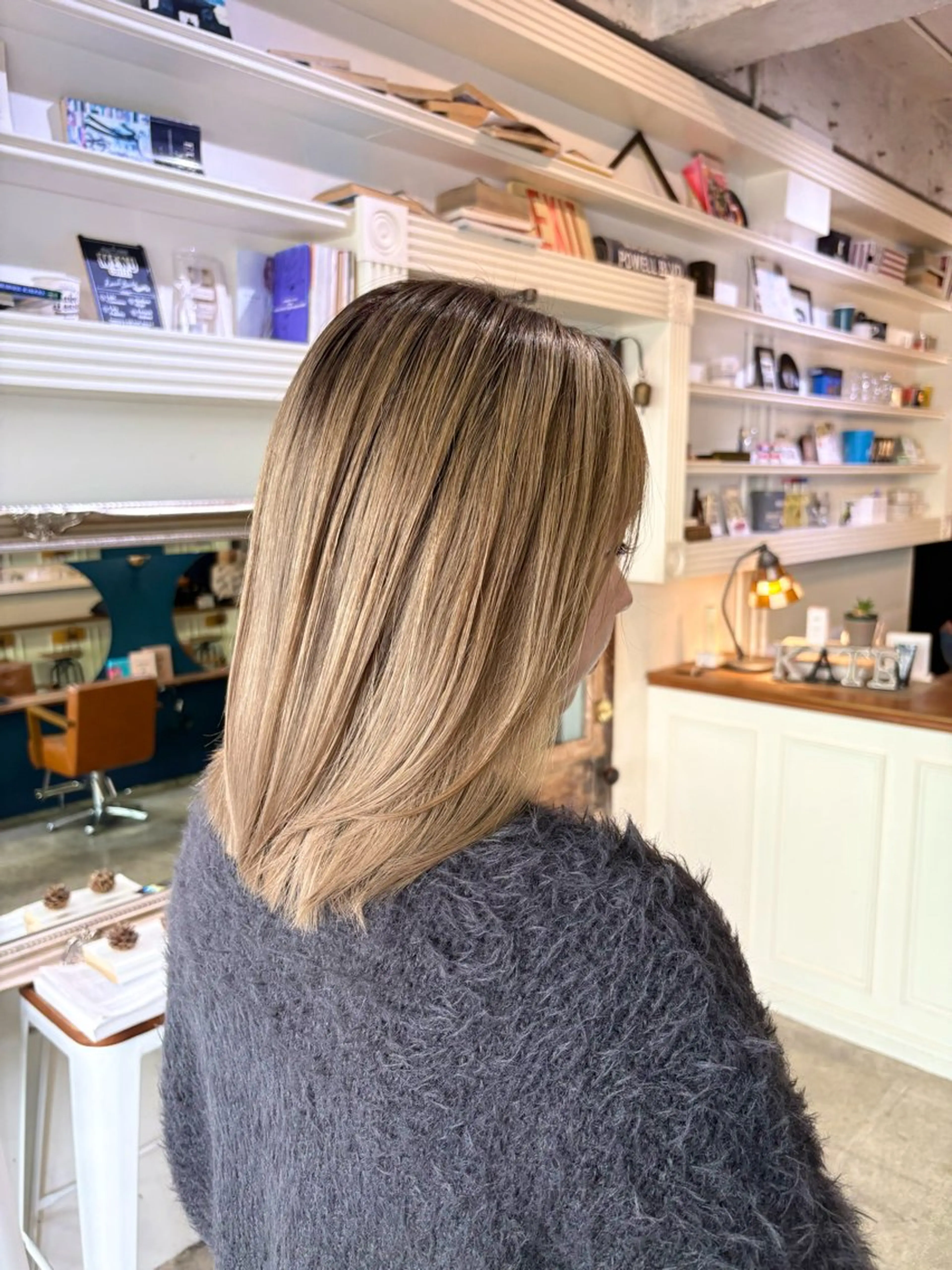 プリンが気になる方へ🫧 自然に馴染むシャドールーツカラー🌿「カラー+ケアトリートメント」✨大宮の写真