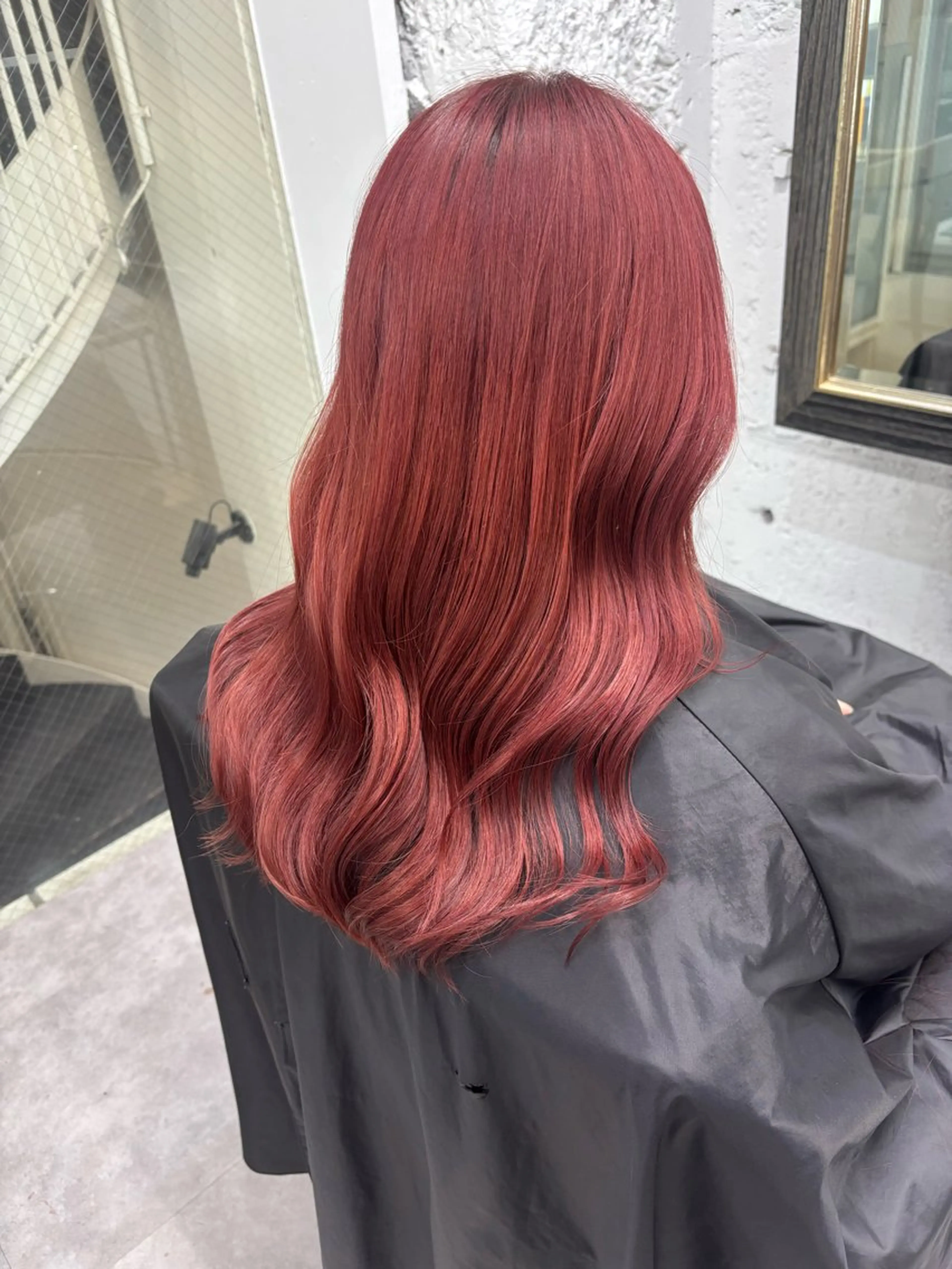 セミロング カラー ハイトーン/ダブル カラー/akihoのヘアスタイル