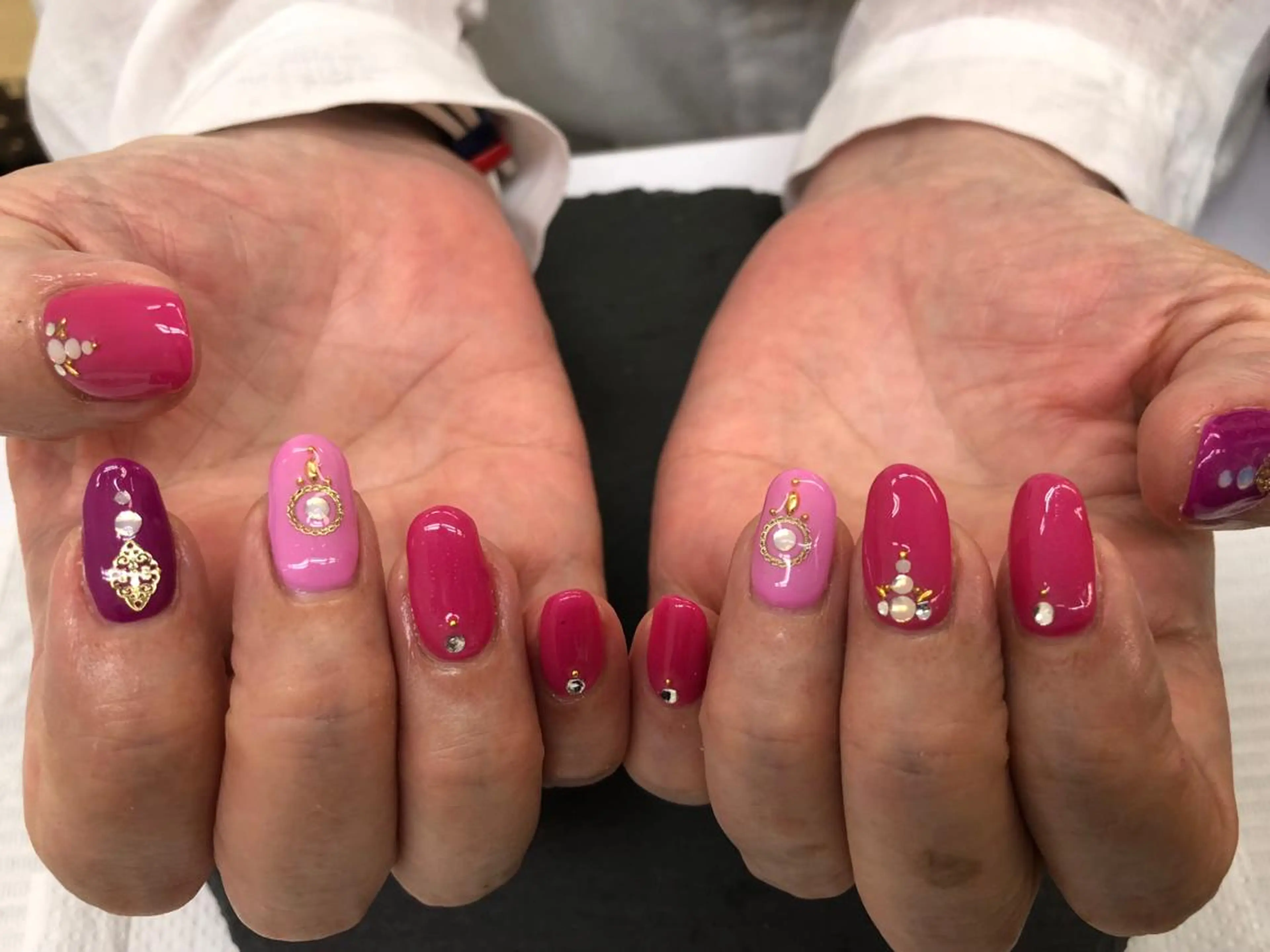 ネイル ピンク esNail&eye イーズネイル＆アイのネイルデザイン