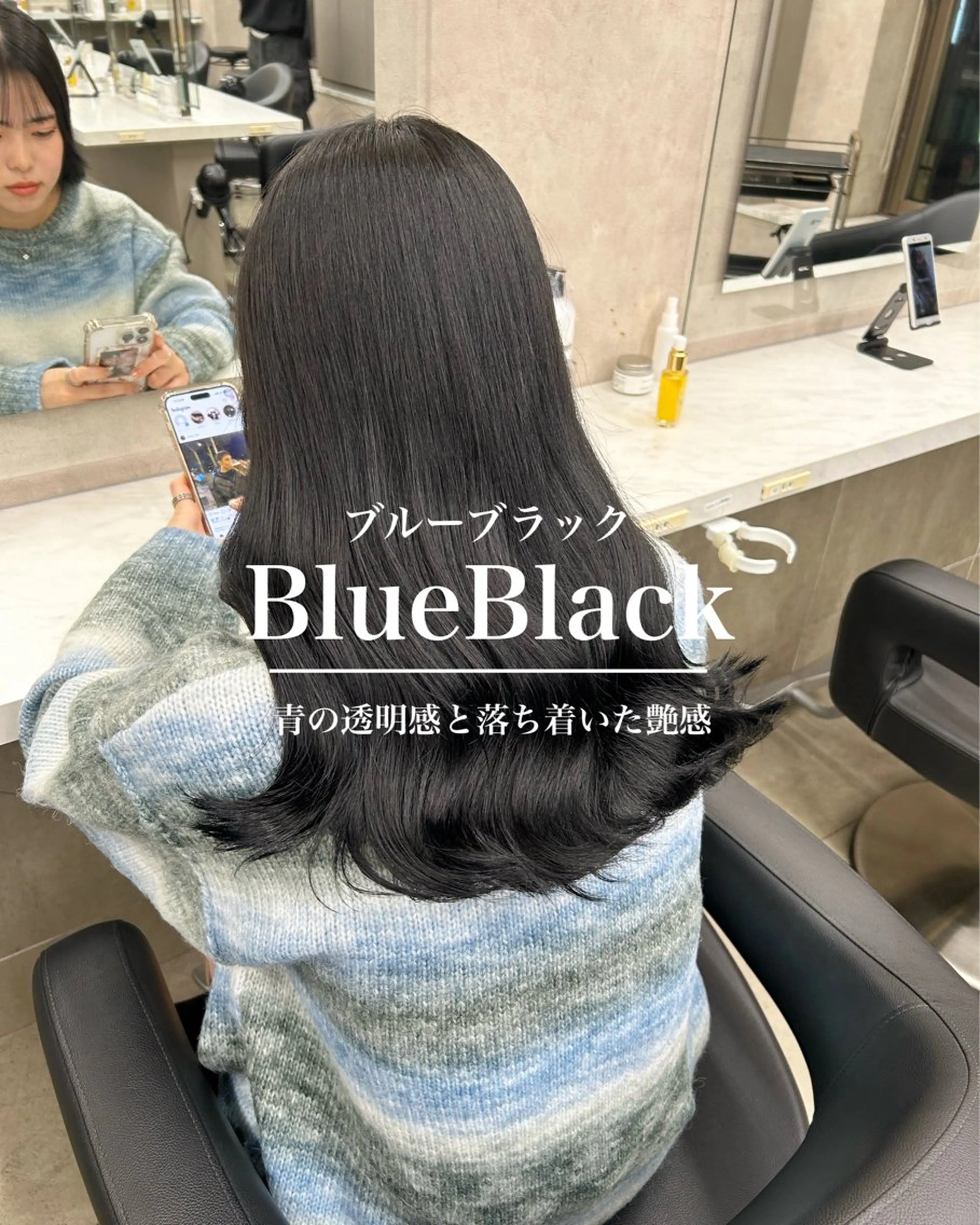 ミディアム カラー パーマ ヘアアレンジ メンズ キッズ 🦋韓国レイヤー｜ 透明感グレージュ🦋のヘアスタイル