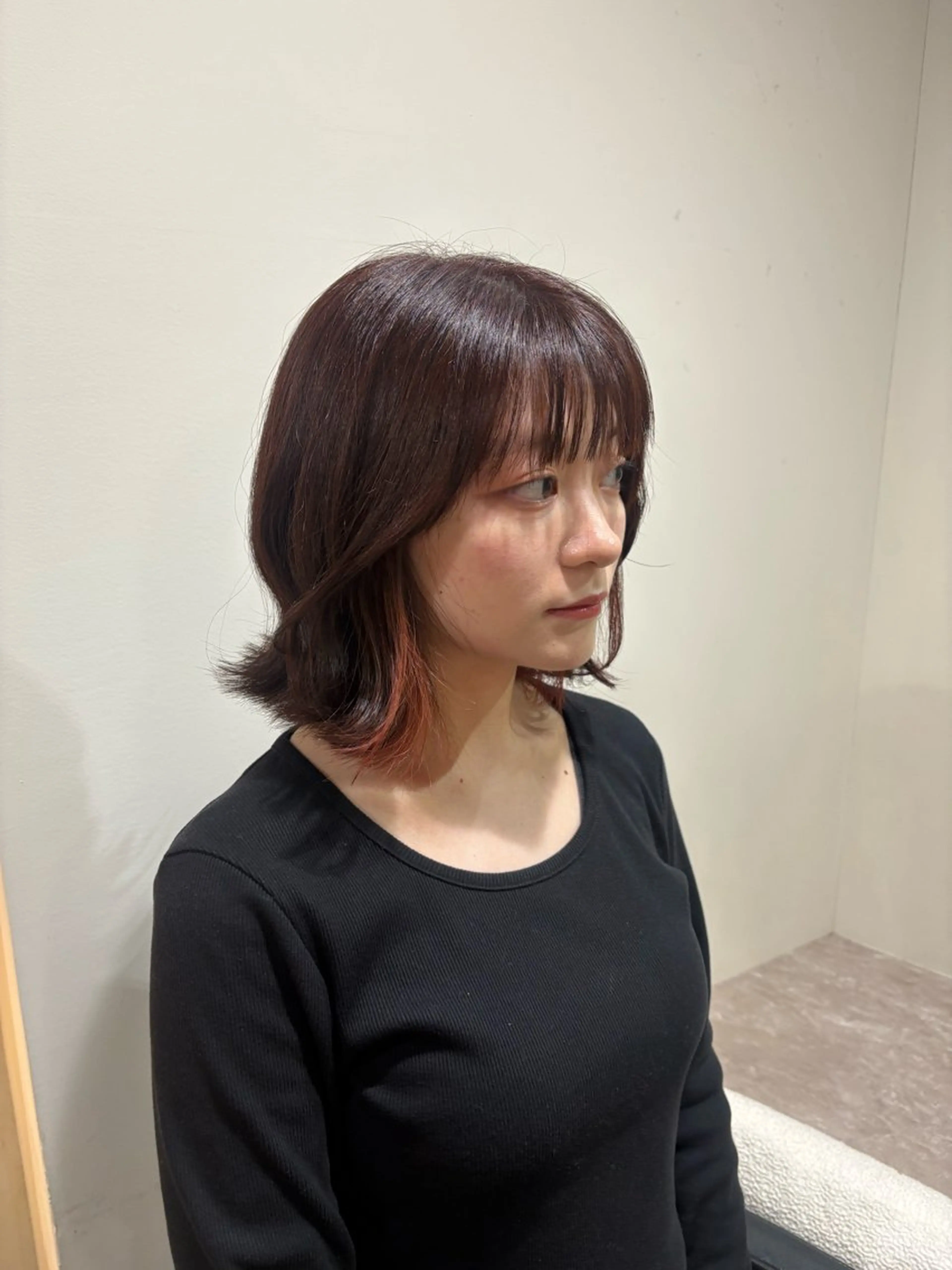 カラー 🎀韓国レイヤー/透 明感カラー/airiのヘアスタイル