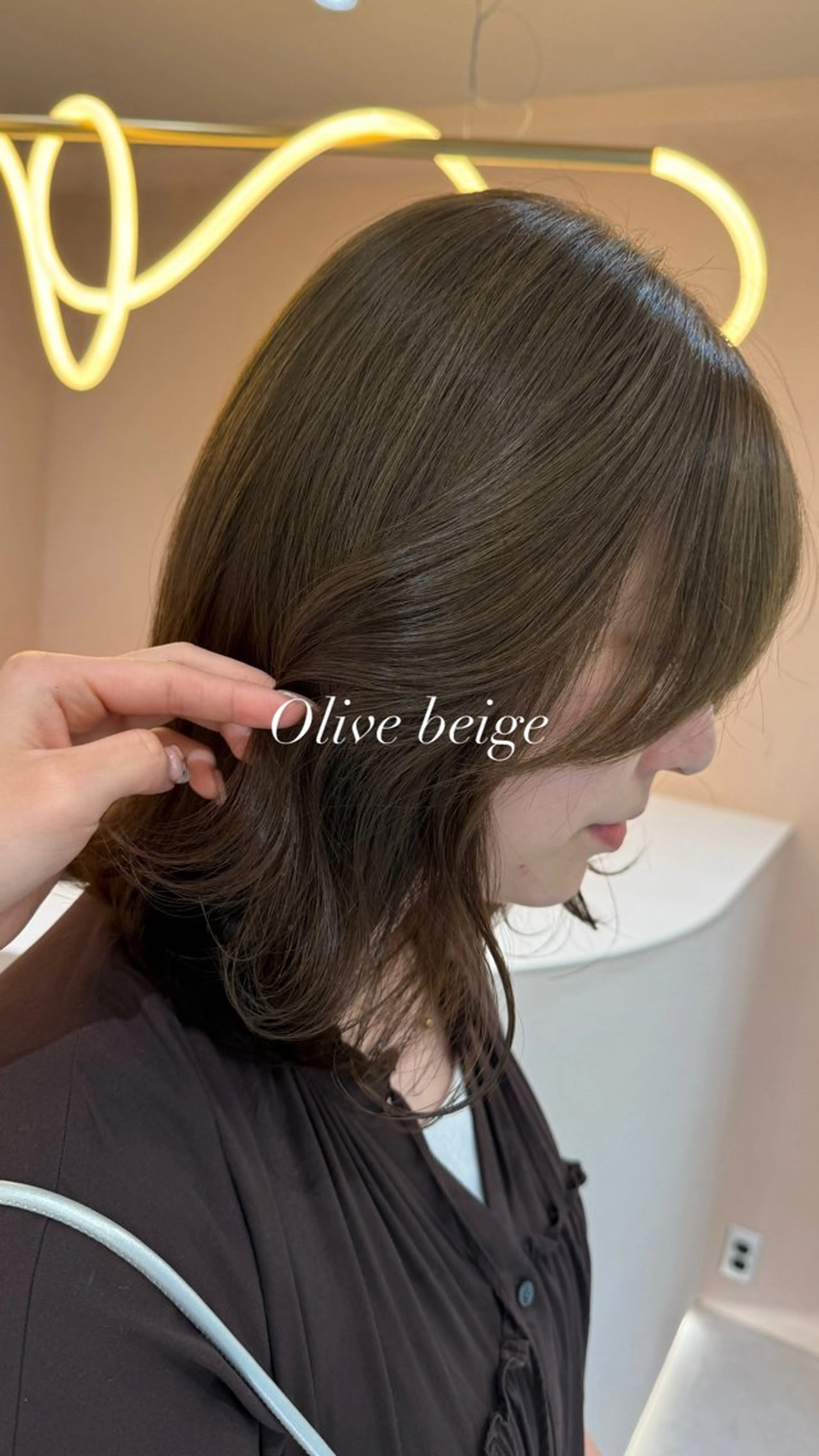 ロング カラー カット ヘアカラー トリートメント 🫧赤み消し＊艶髪 nanami🫧のヘアスタイル