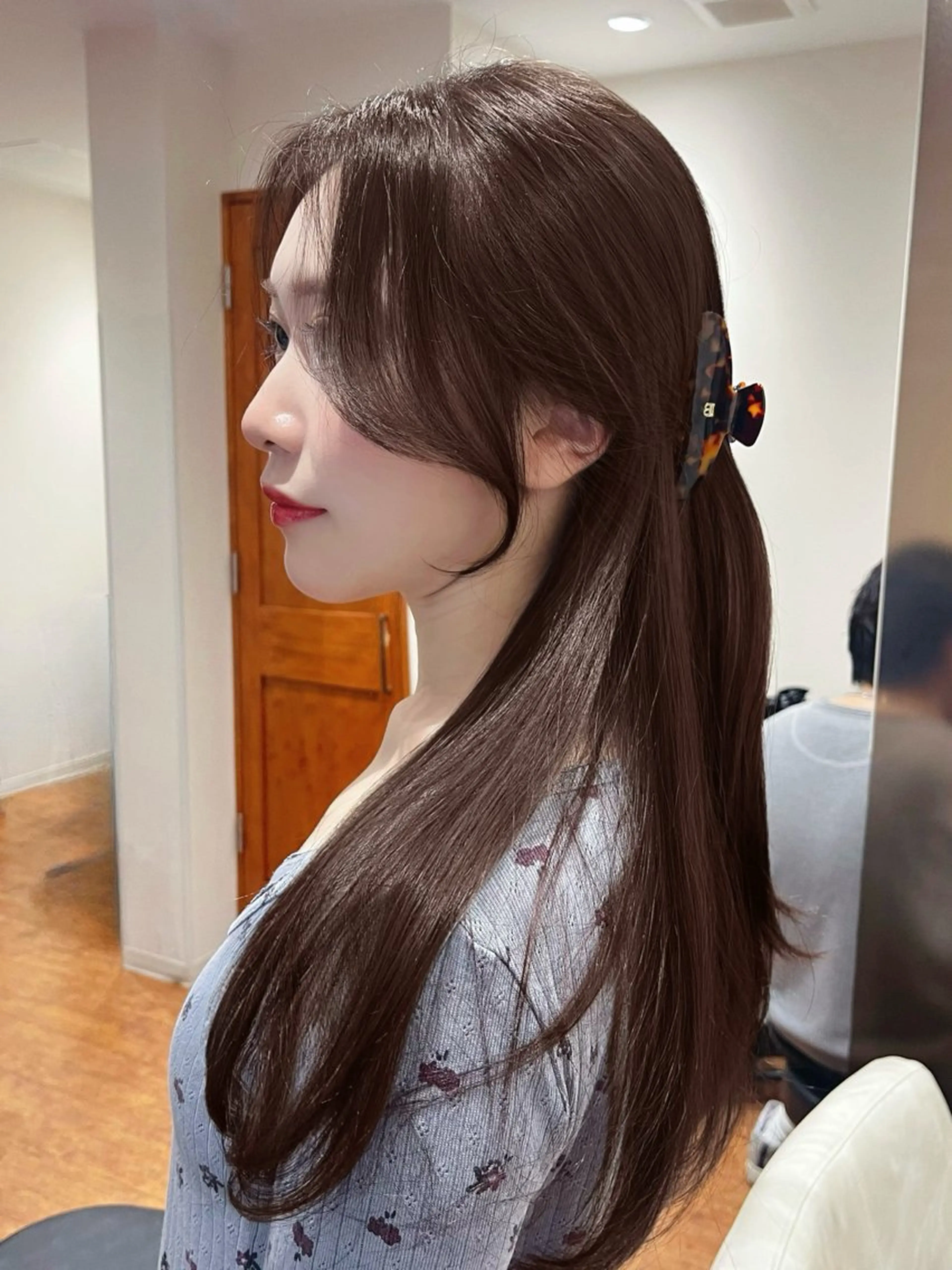 ロング カラー 韓国ヘア/レイヤー/ 🤍ayumuのヘアスタイル