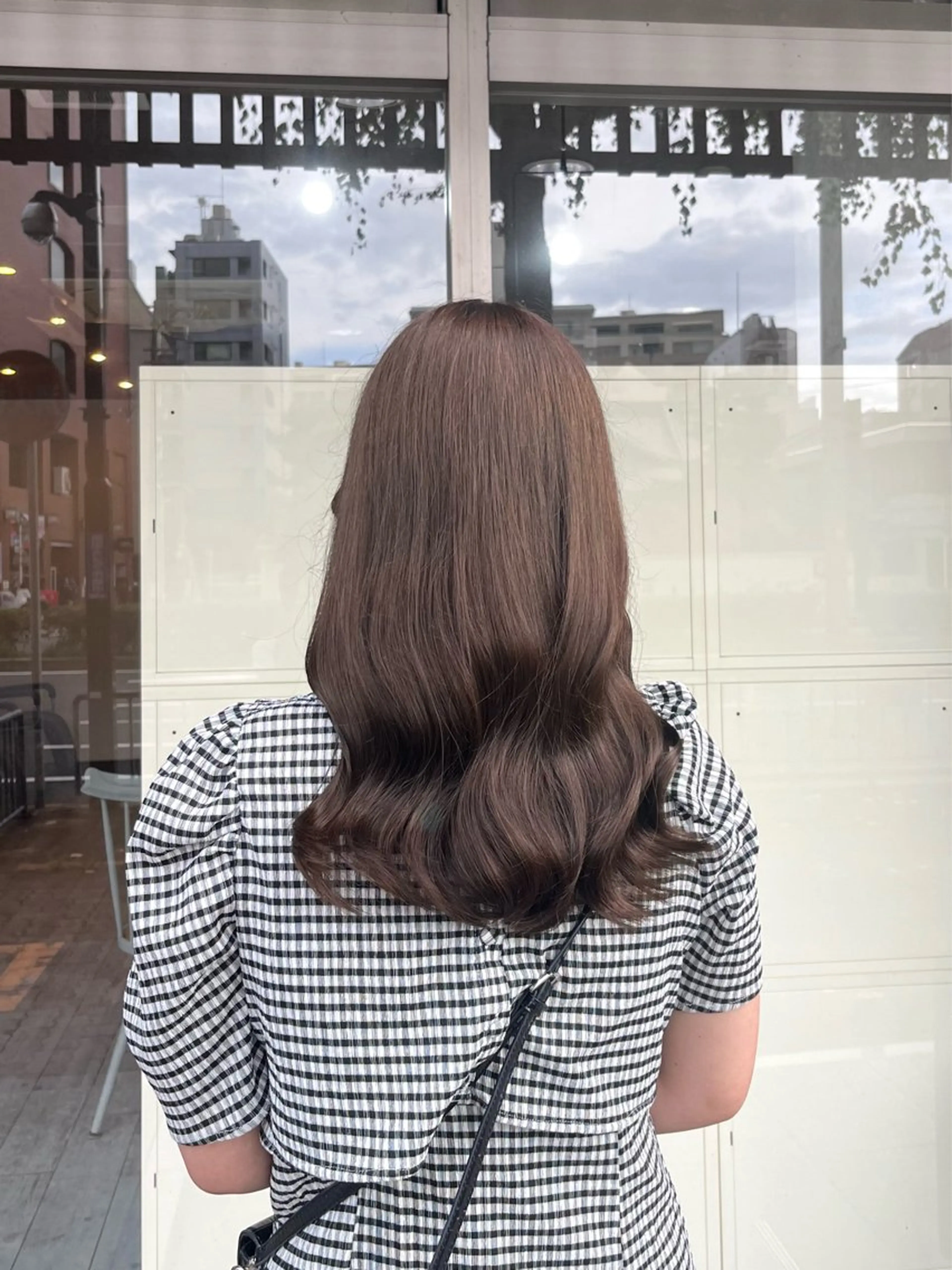 セミロング カラー ヘアカラー トリートメント 村田梨乃/ minim hairのヘアスタイル