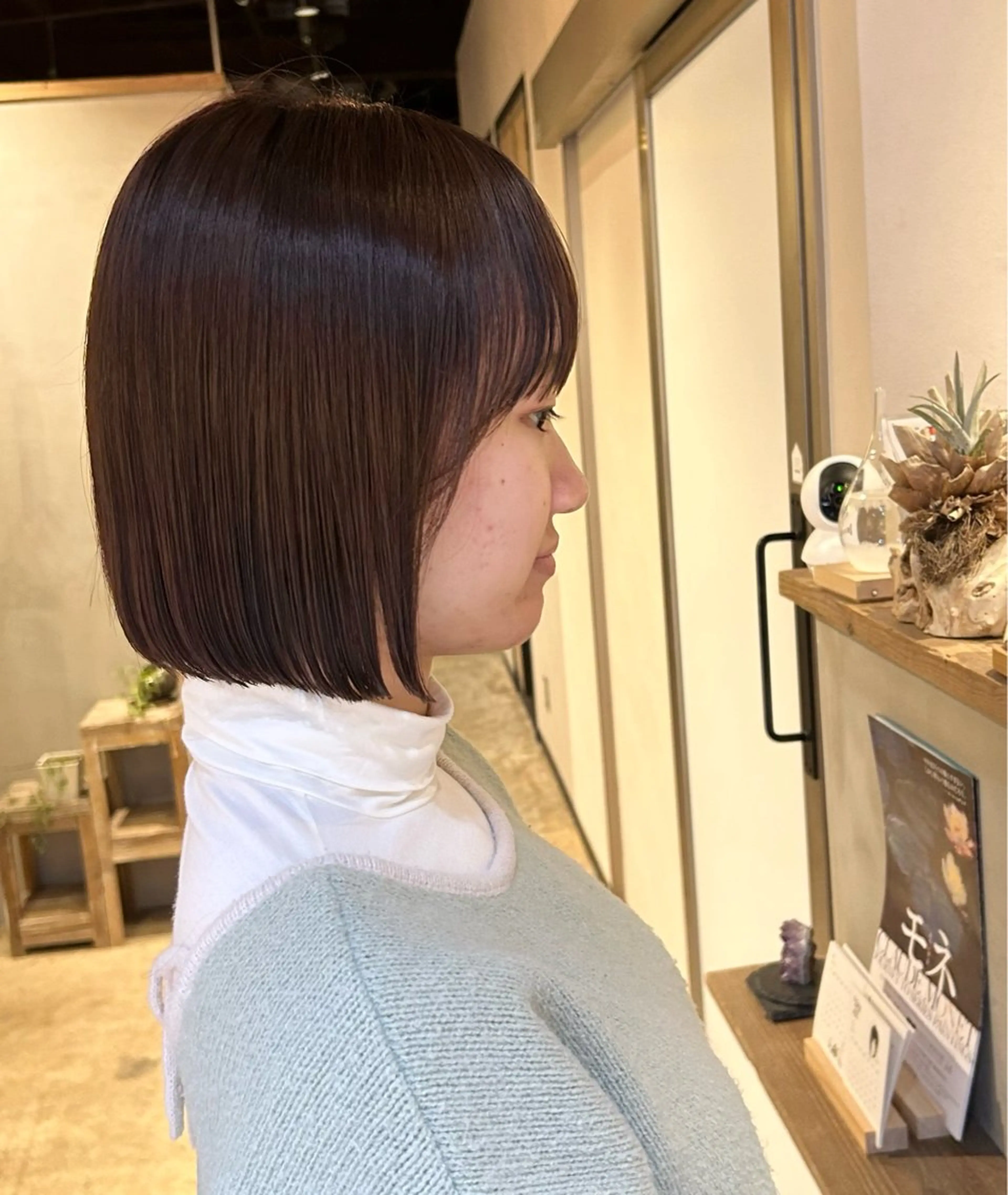 ショート ボブ カット 北原 紗希のヘアスタイル