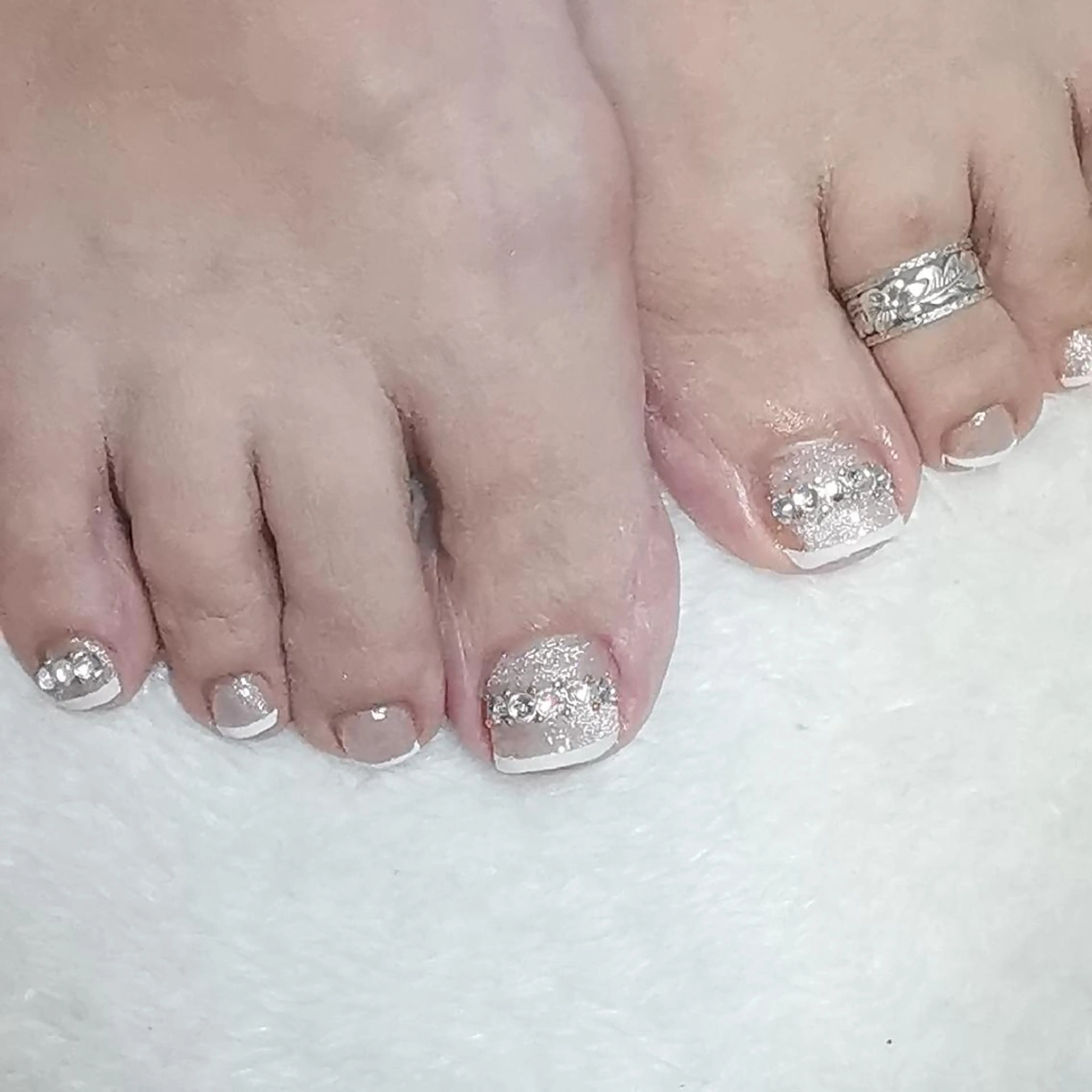 ネイル フレンチネイル マグネットネイル フットネイル reve あやののネイルデザイン