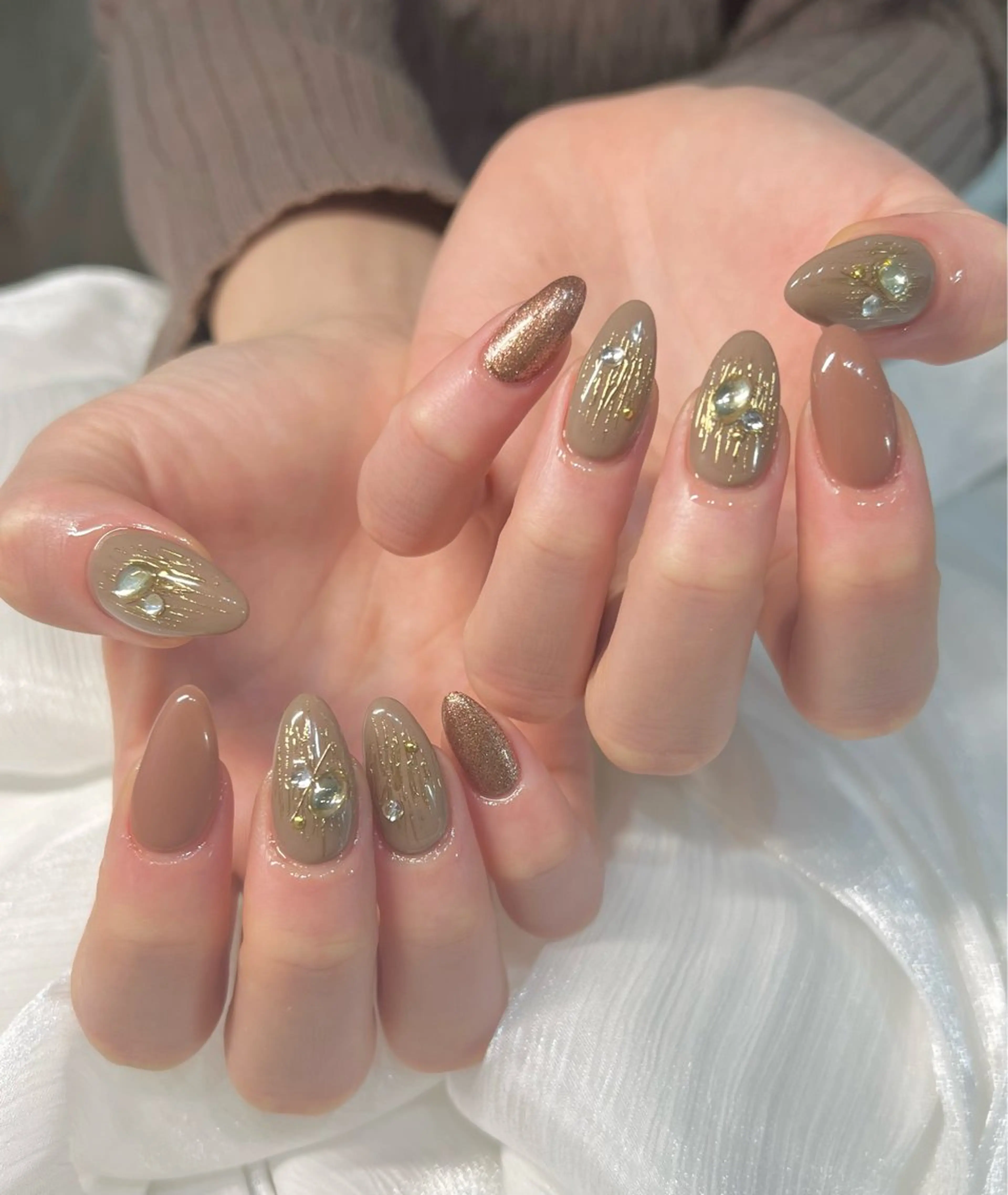 ネイル ハンドネイル BLEA.恵比寿-ブレア-所属・AISAフィル× ハードモチ最強のネイルデザイン